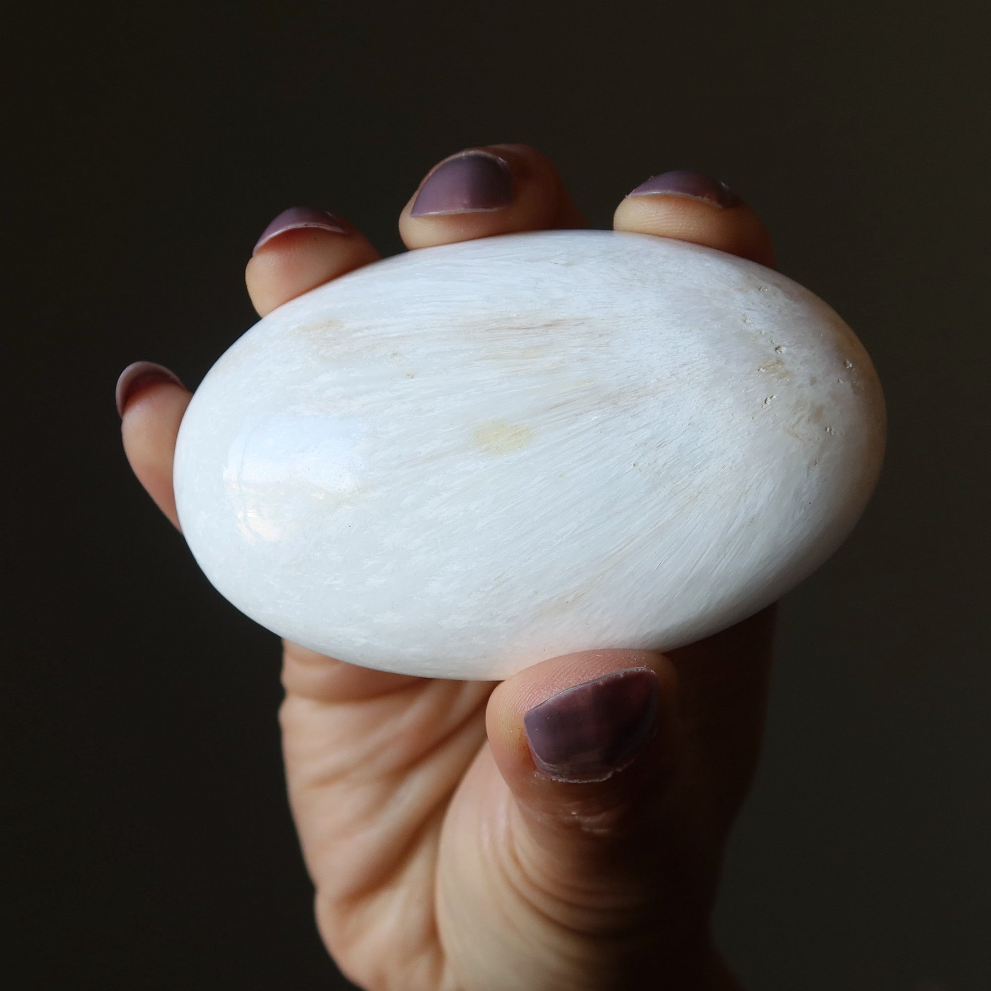 Scolecite Palm Stone Bundle Spiritual Cleansing Set of 3