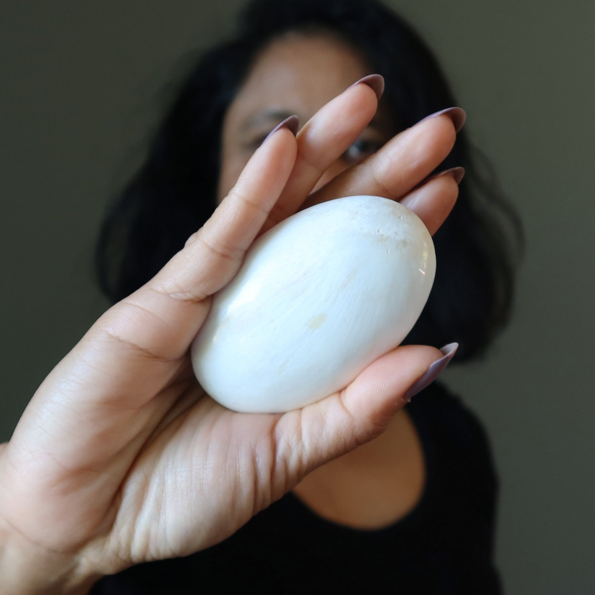 Scolecite Palm Stone Bundle Spiritual Cleansing Set of 3