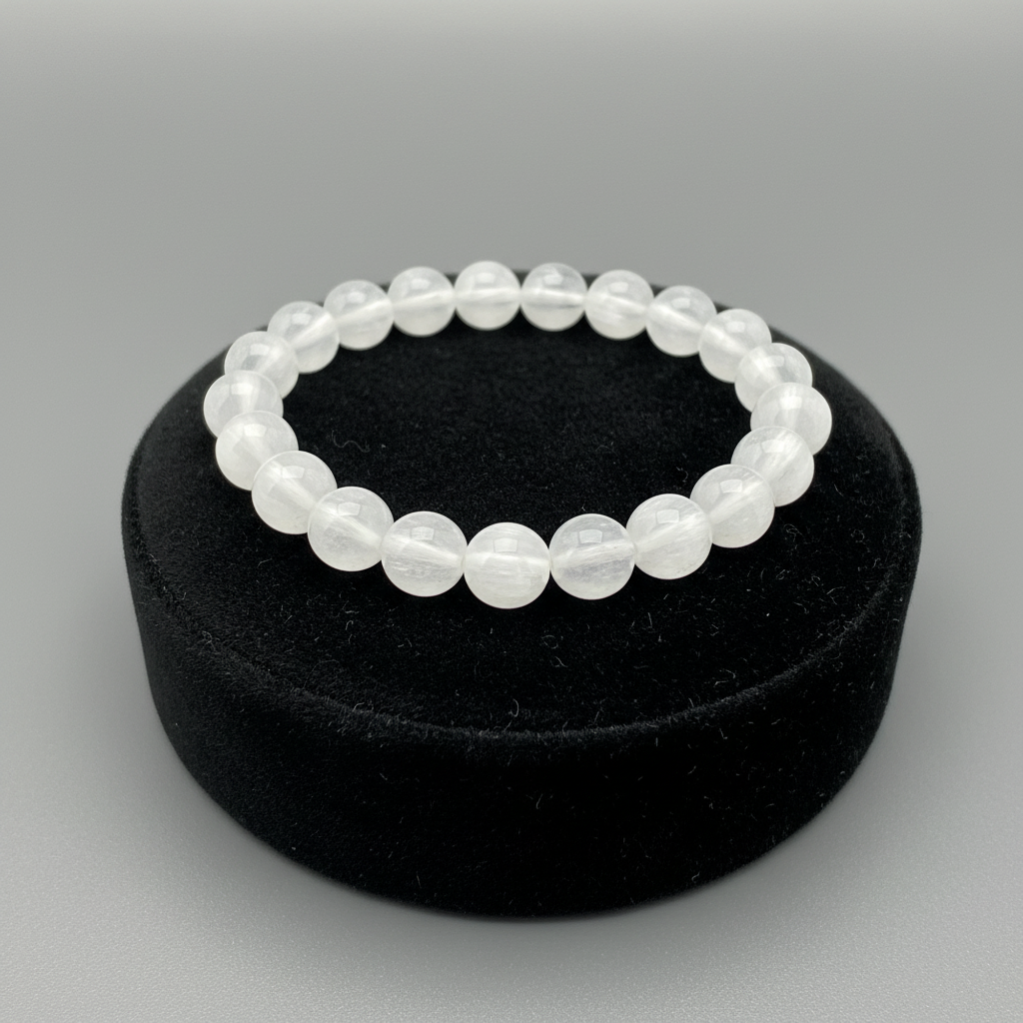 Selenite Bracelet White Moonbeam Light of Hope