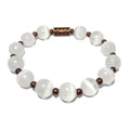 Bracelet en Sélénite "Ancienne Radiance" en Cuivre Vieilli