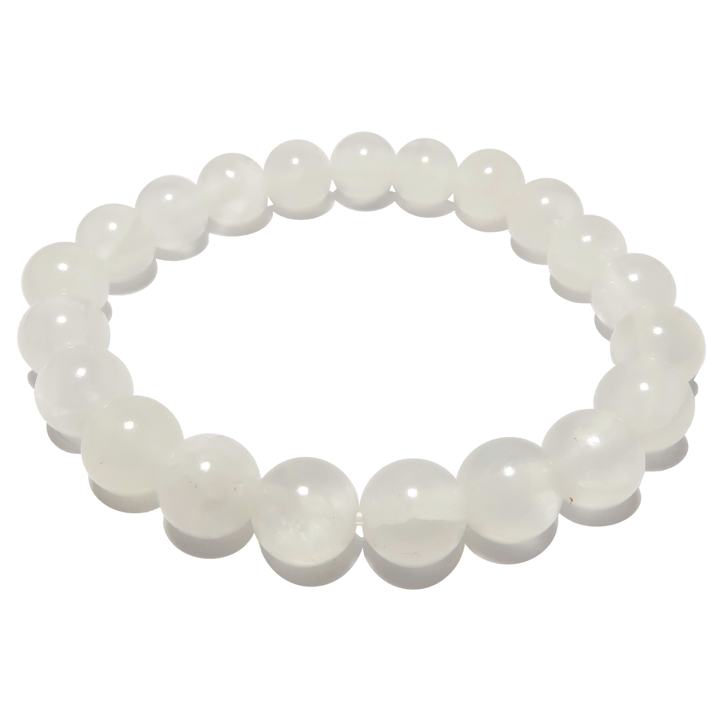 Selenite Bracelet White Moonbeam Light of Hope