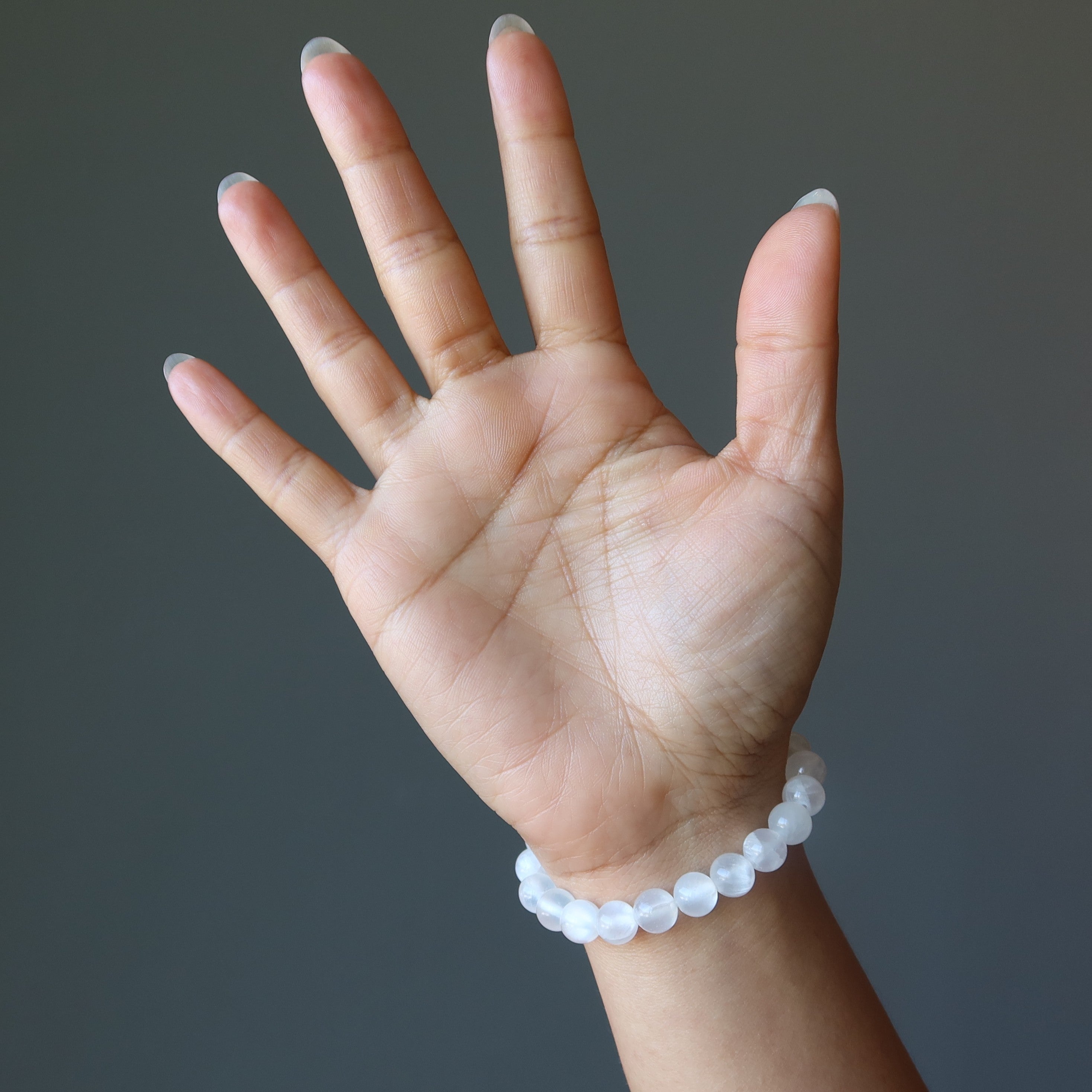 Selenite Bracelet White Moonbeam Light of Hope