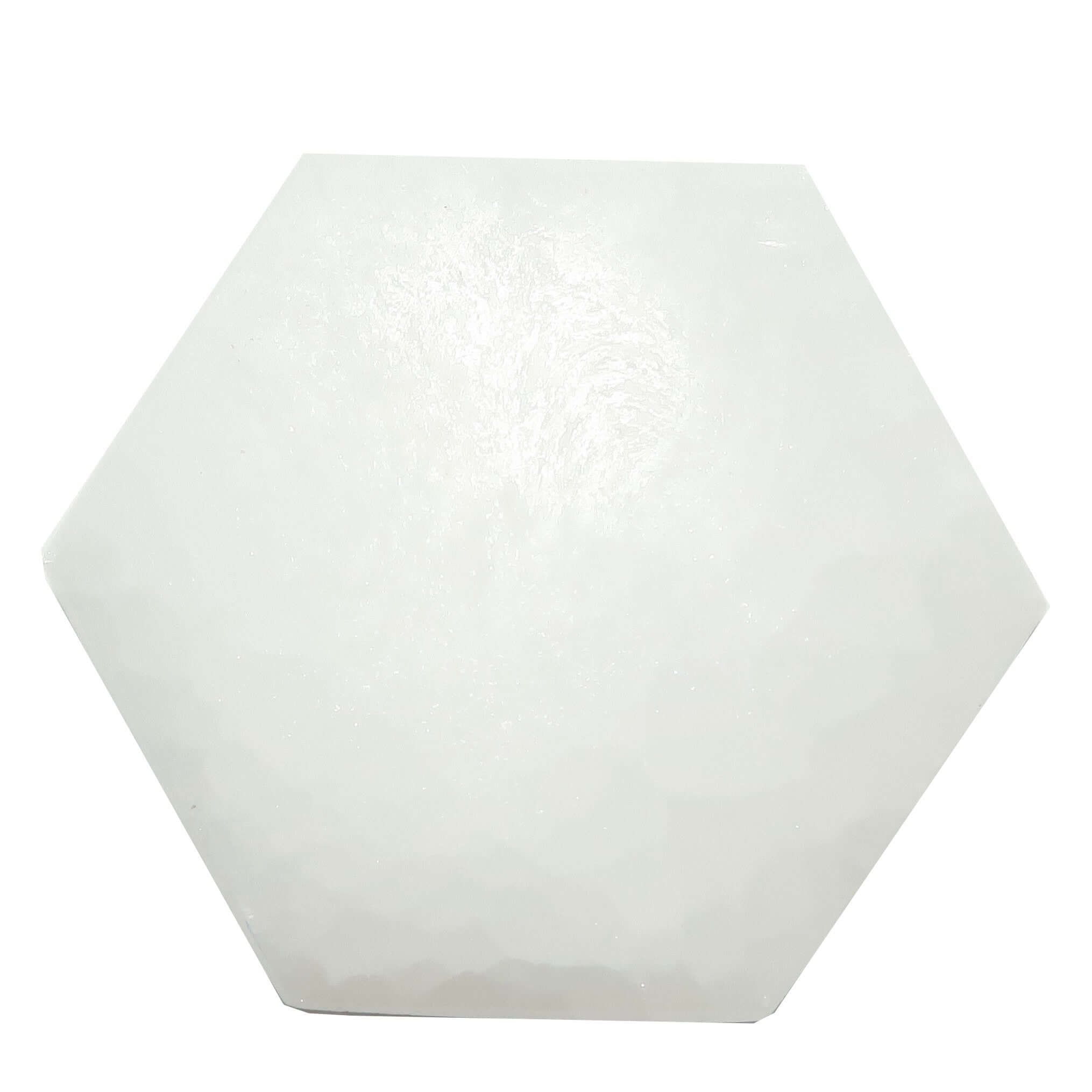 Selenite Charger White Hexagon Energy Portal