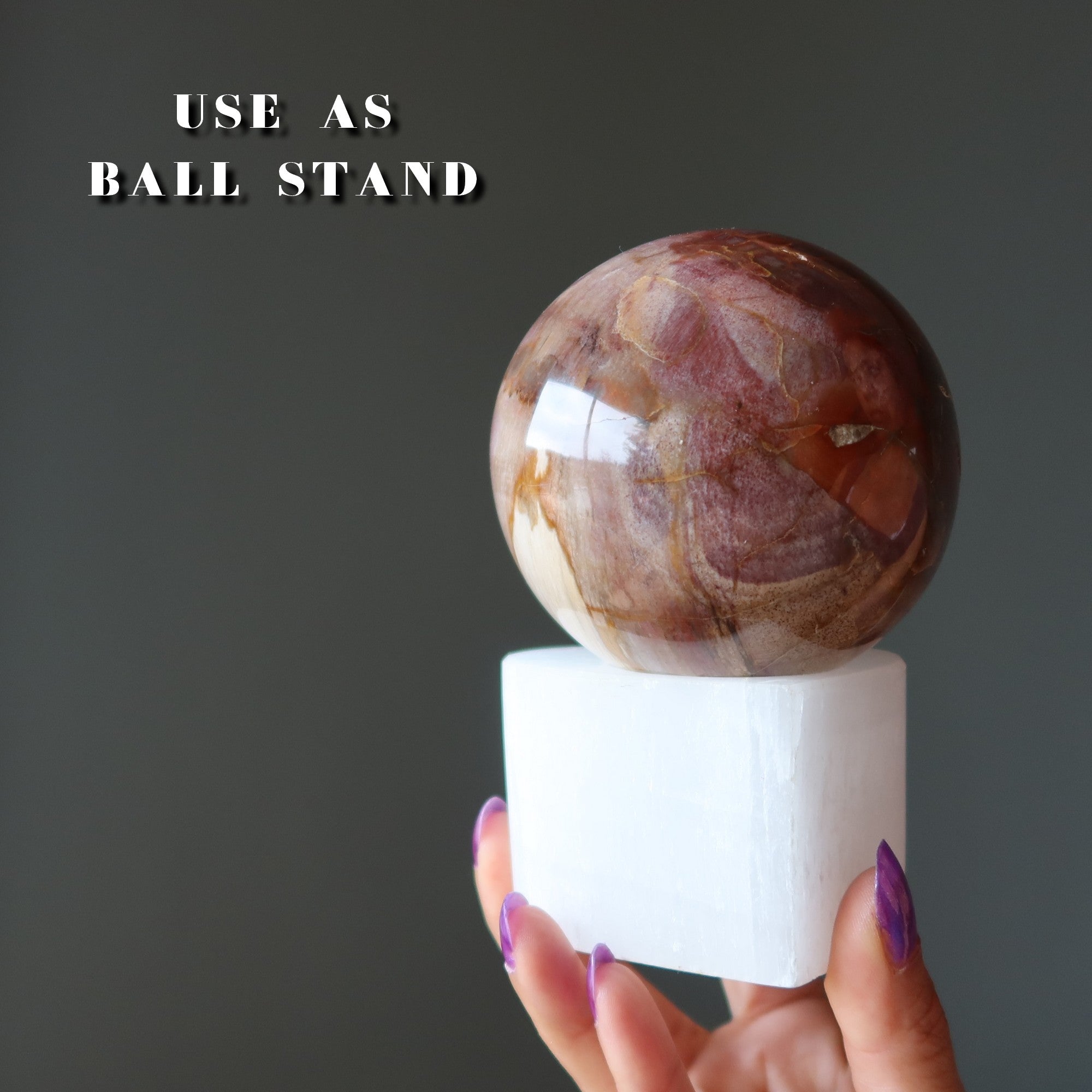Selenite Candle Holder Warm Love Glow Heart Charger Cleanser