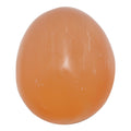 Sélénite Œuf Orange Éclat Créatif Spath Satiné