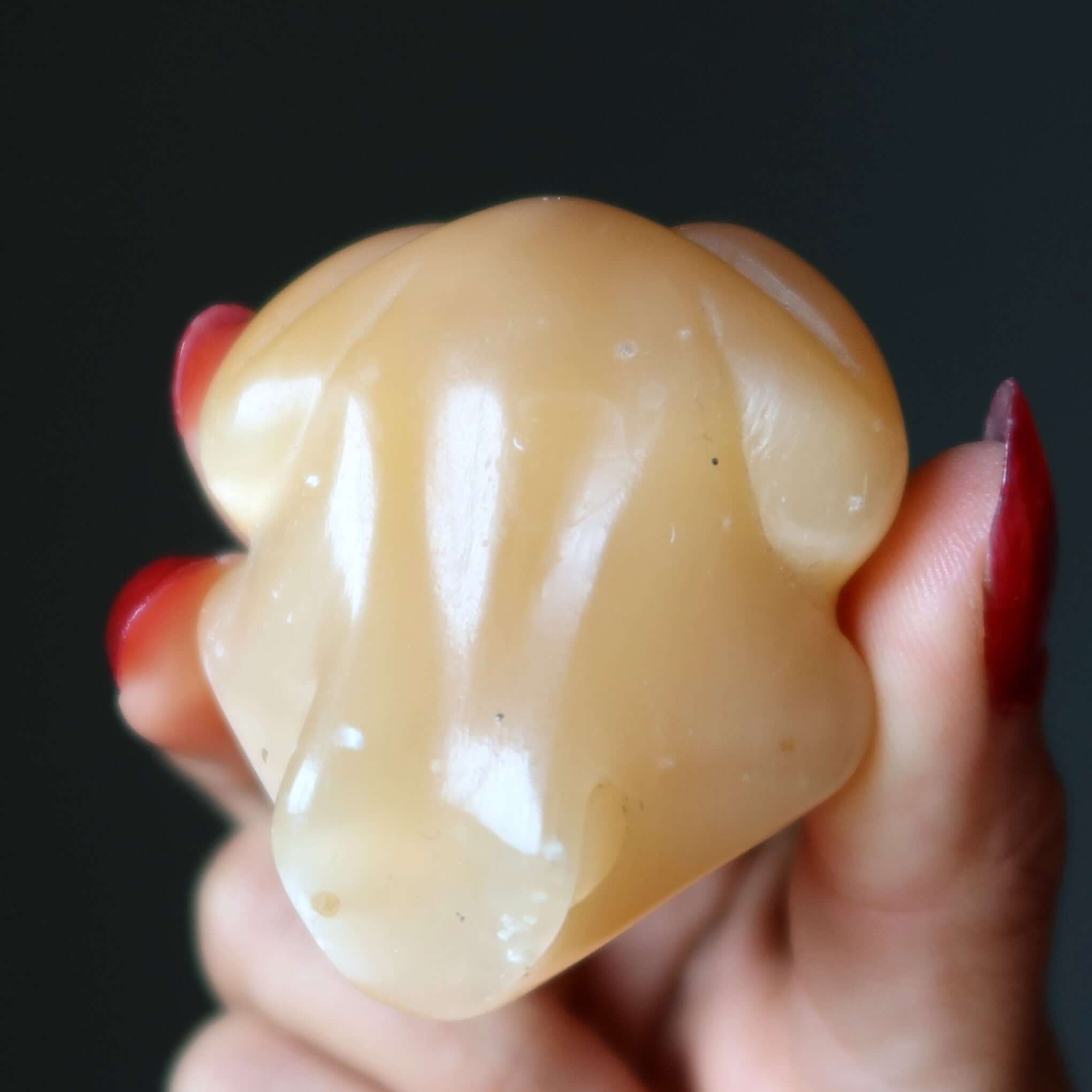 Orange Selenite Frog Hop to Enlightenment
