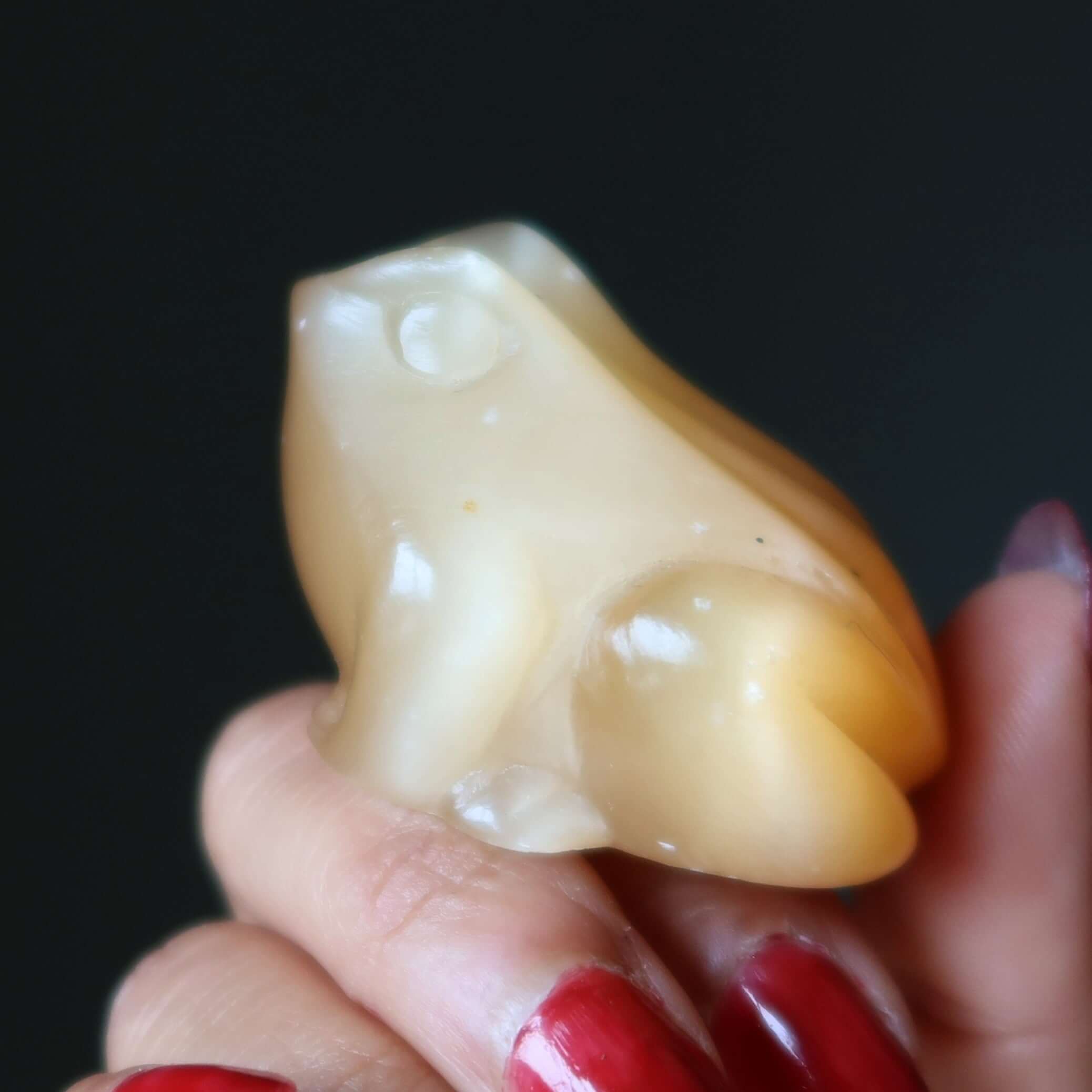 Orange Selenite Frog Hop to Enlightenment