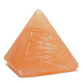 Selenite Pyramid Energetic Orange Sun Salutation Sacred Stone