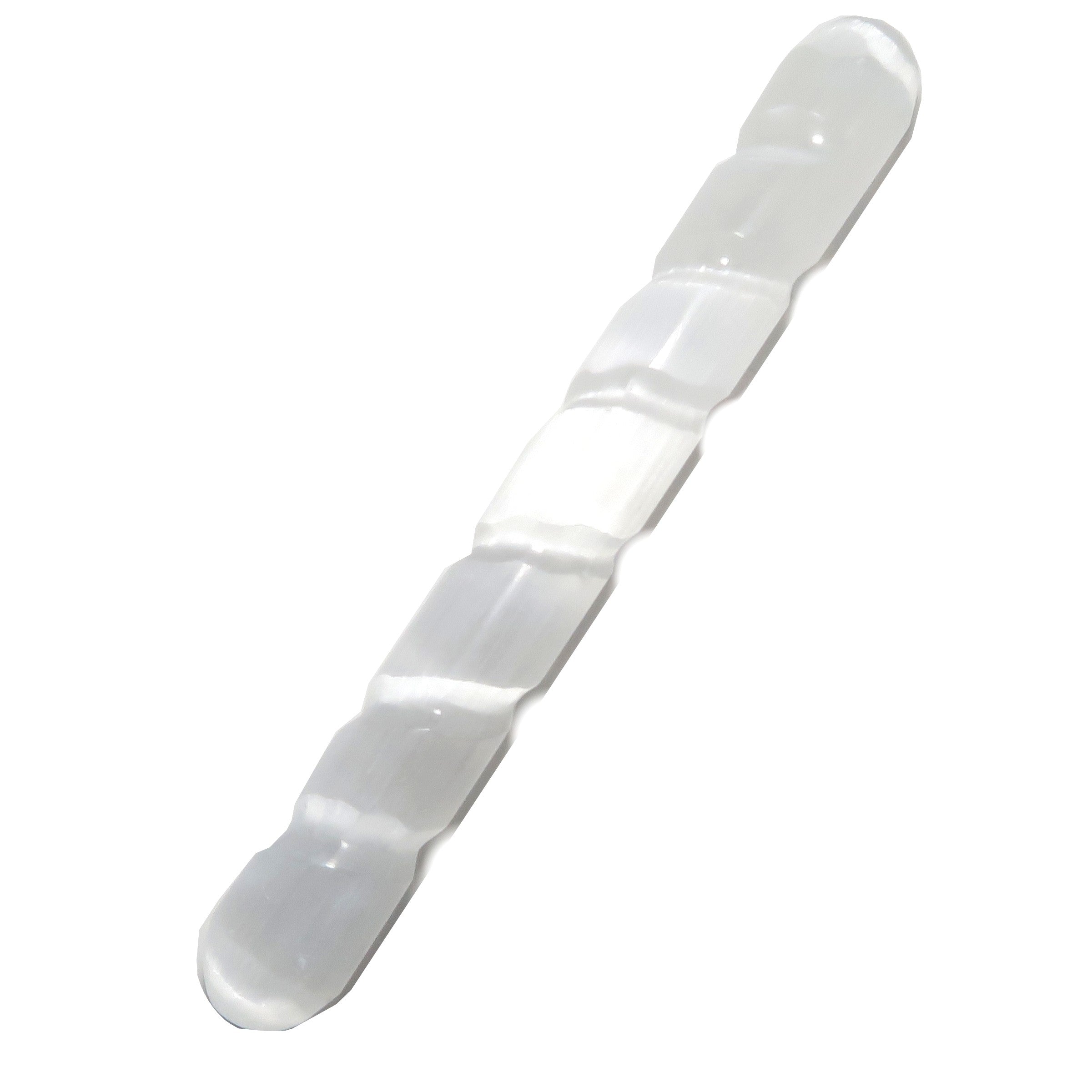 Selenite Massage Wand Silky White Moonbeams