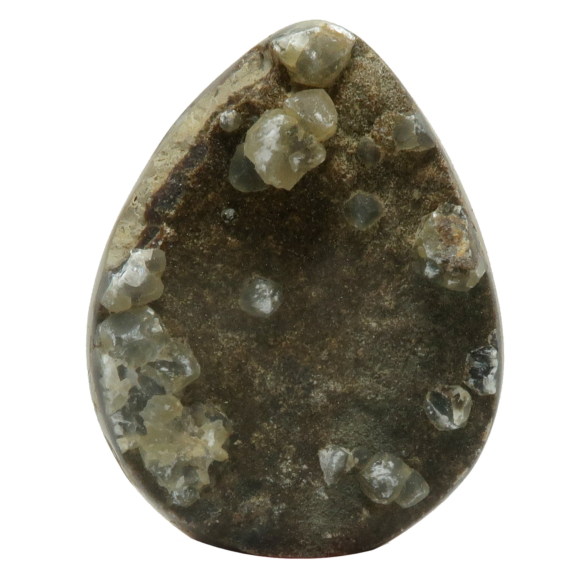 Œuf de Septaria Druzy Quartz Géode Pierres du Dragon Mighty Elements