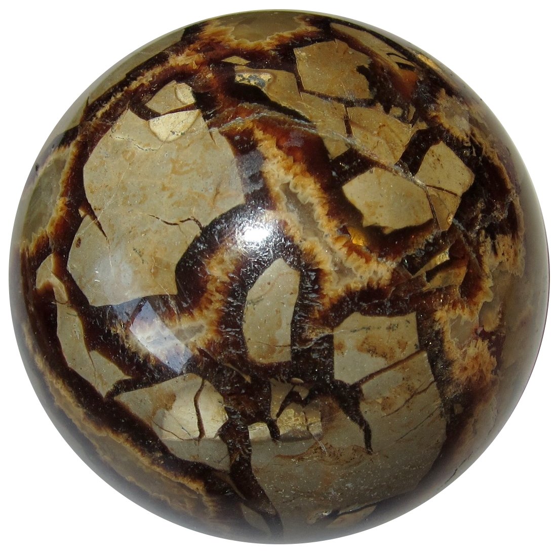 Sphère septarienne - Boule de cristal de la pierre du dragon puissant