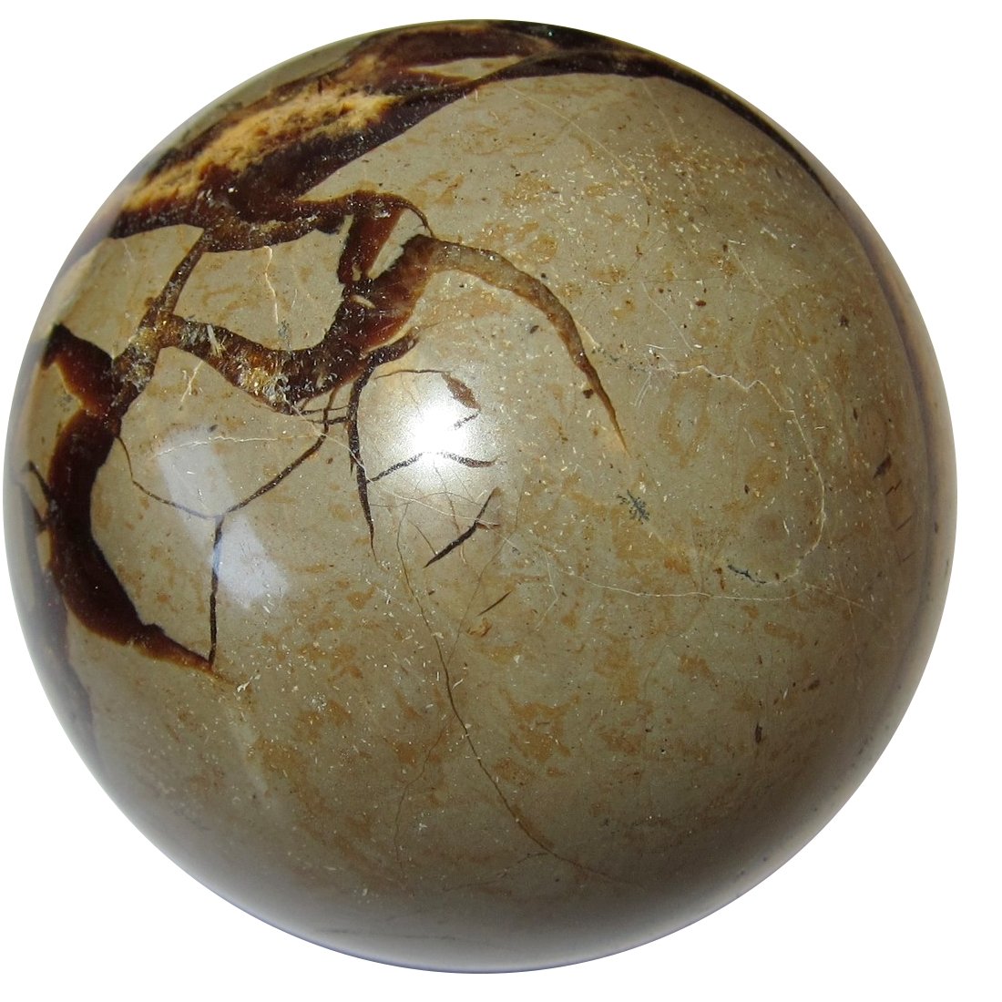 Sphère septarienne - Boule de cristal de la pierre du dragon puissant