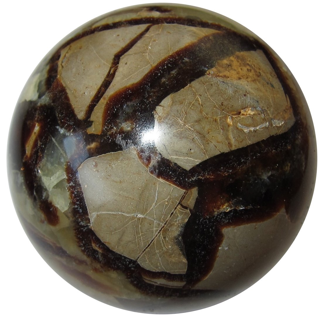 Sphère septarienne - Boule de cristal de la pierre du dragon puissant