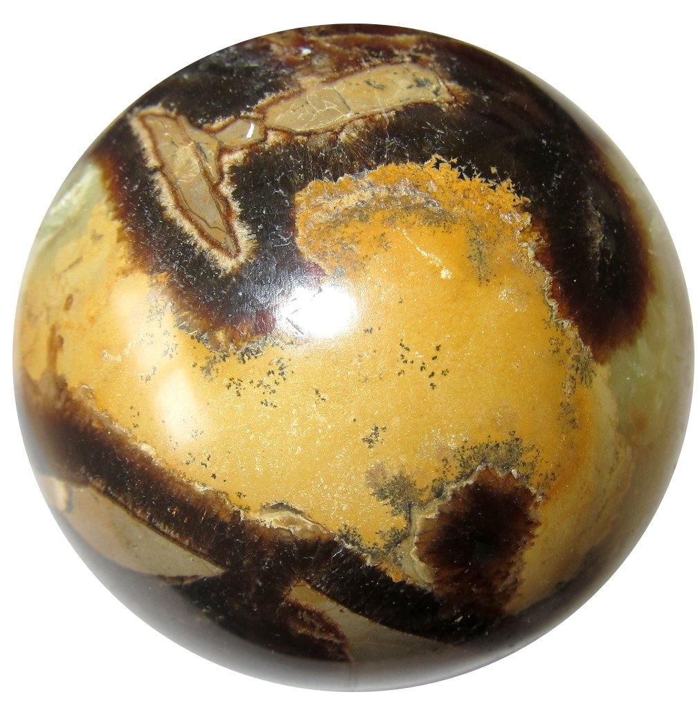Sphère septarienne - Boule de cristal de la pierre du dragon puissant