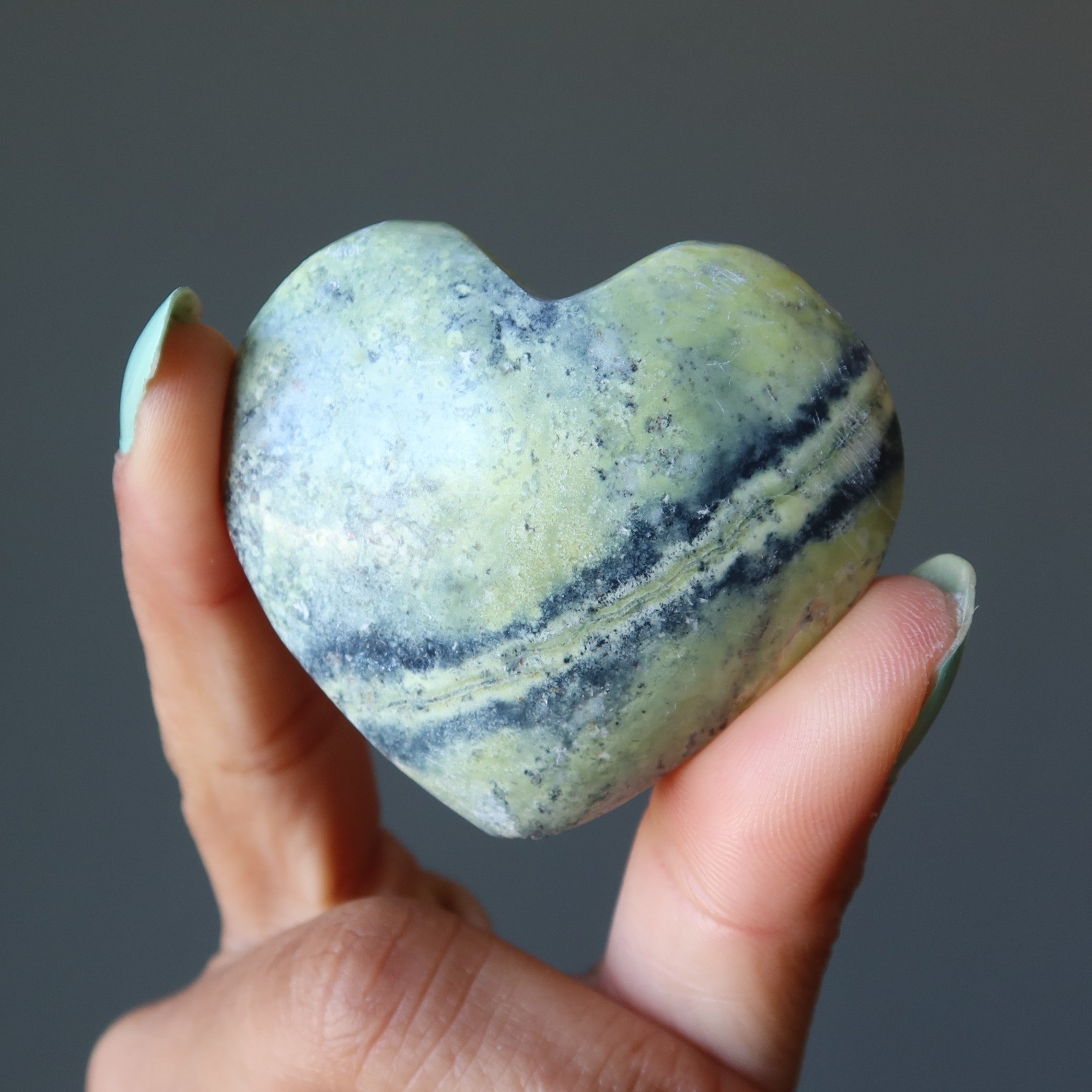 Serpentine Heart Guardian of My Love Spiritual Snake Love Stone