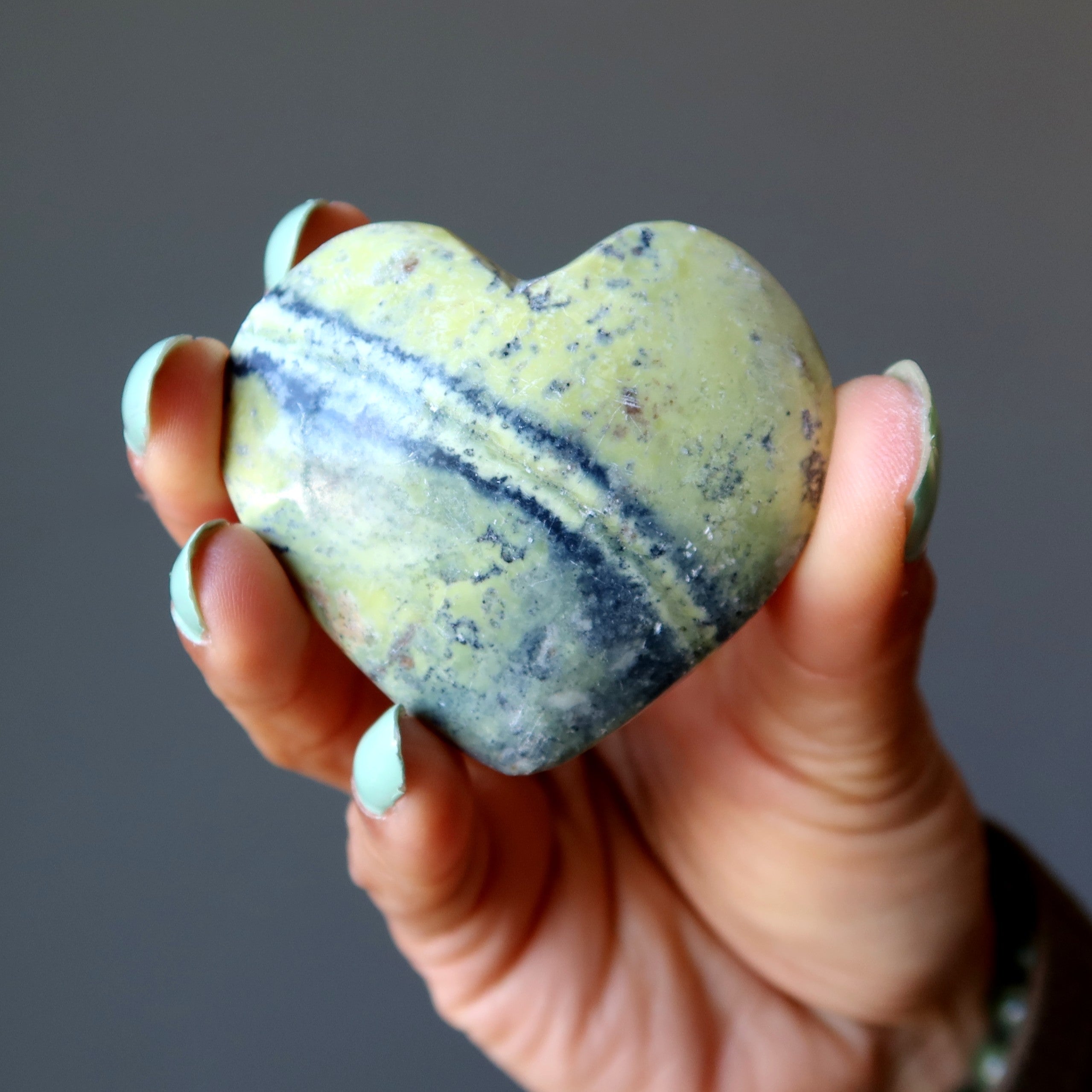Serpentine Heart Guardian of My Love Spiritual Snake Love Stone
