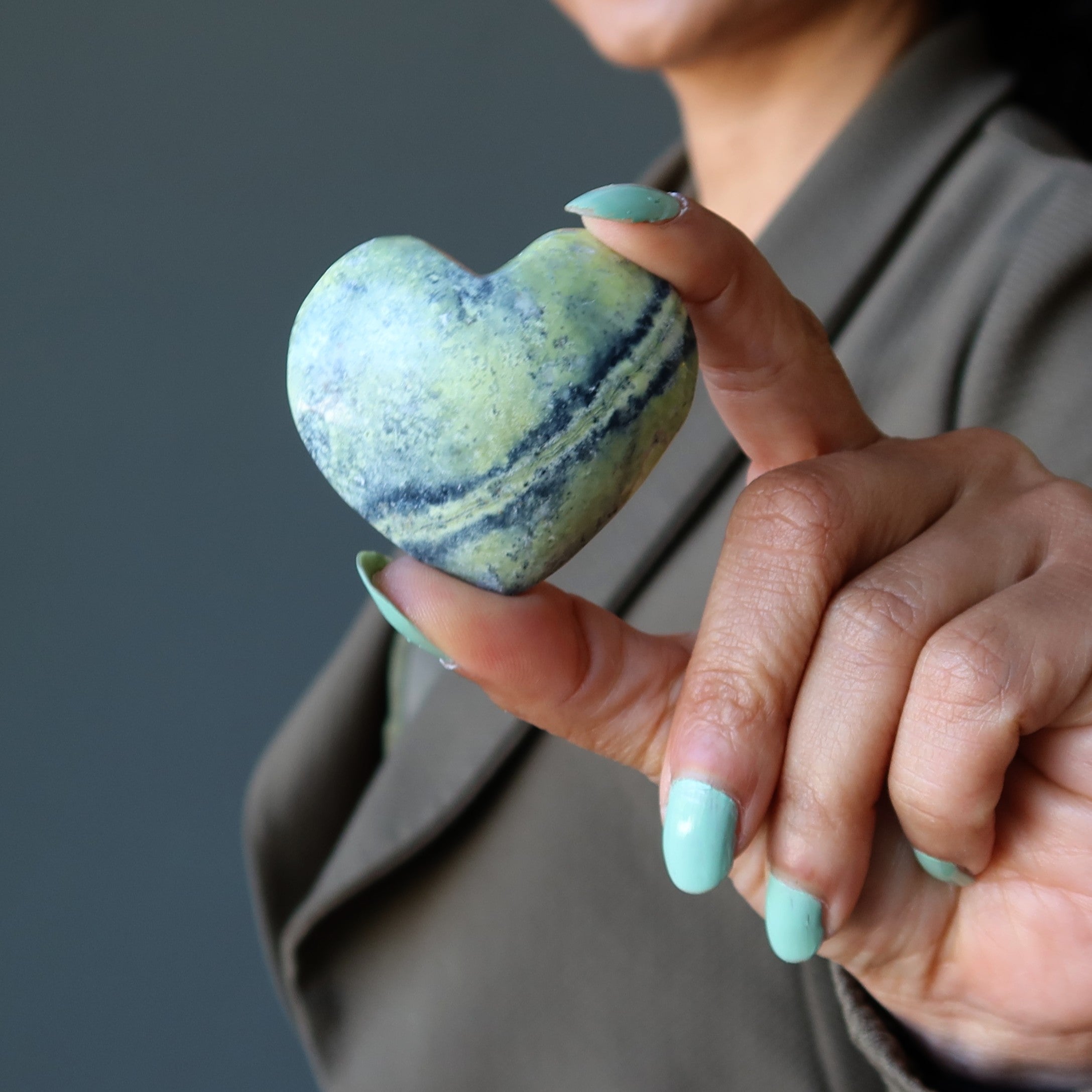 Serpentine Heart Guardian of My Love Spiritual Snake Love Stone