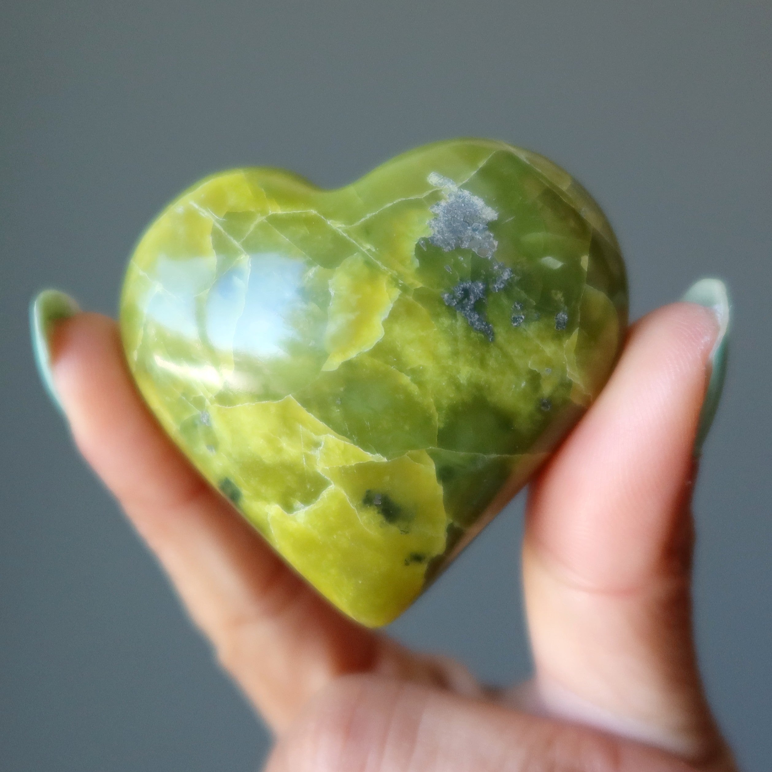 Serpentine Heart Happy Body Spinach Green Olive