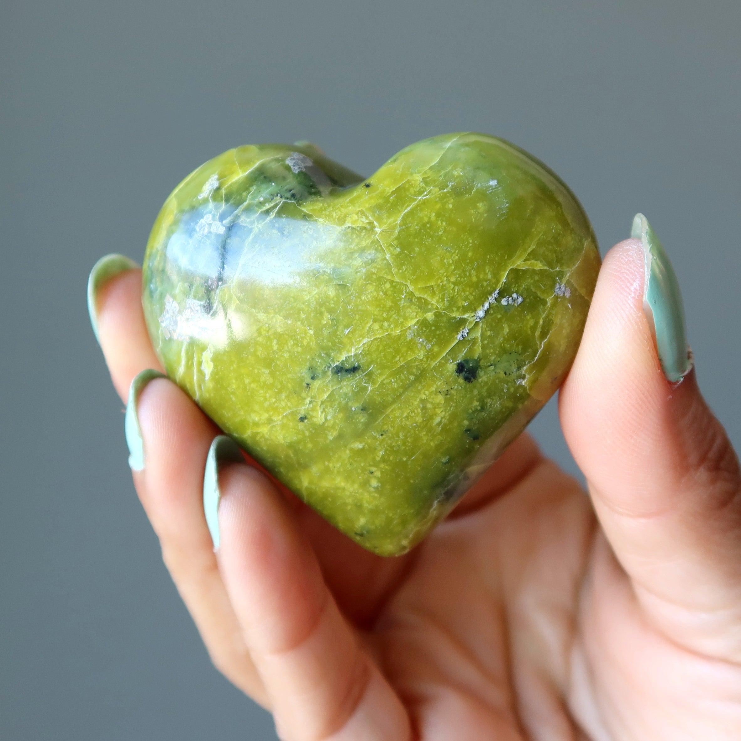Serpentine Heart Happy Body Spinach Green Olive