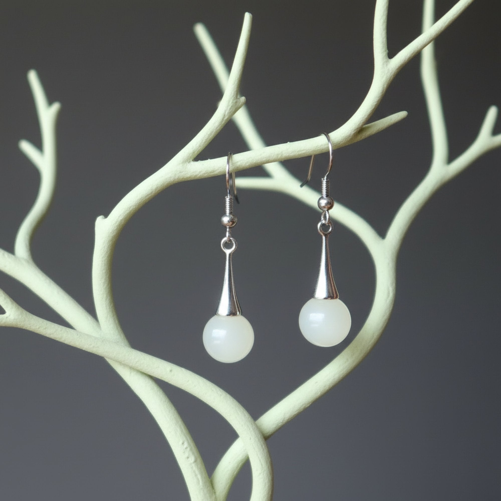 Serpentine Earrings Daydreamer Calm Green