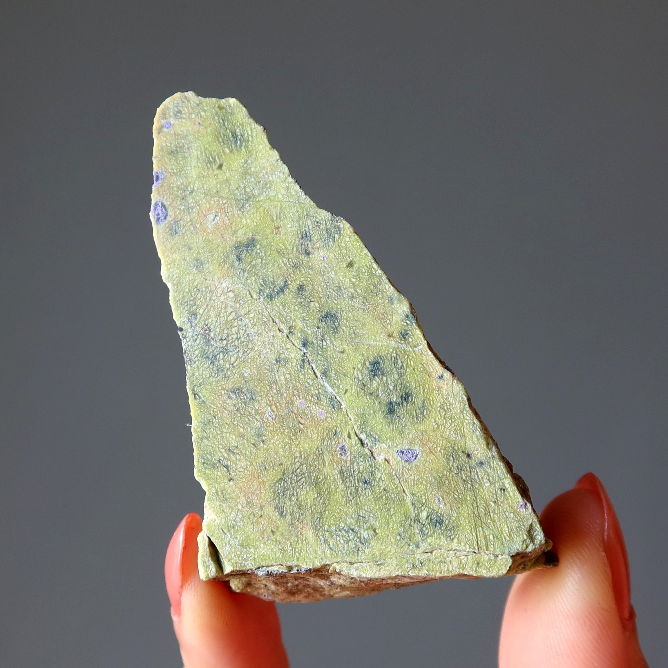 Serpentine brute de cristal atlantisite pierre d'Atlantis