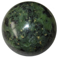 Serpentine Sphere Wild Vivid Green Past Life Crystal Ball