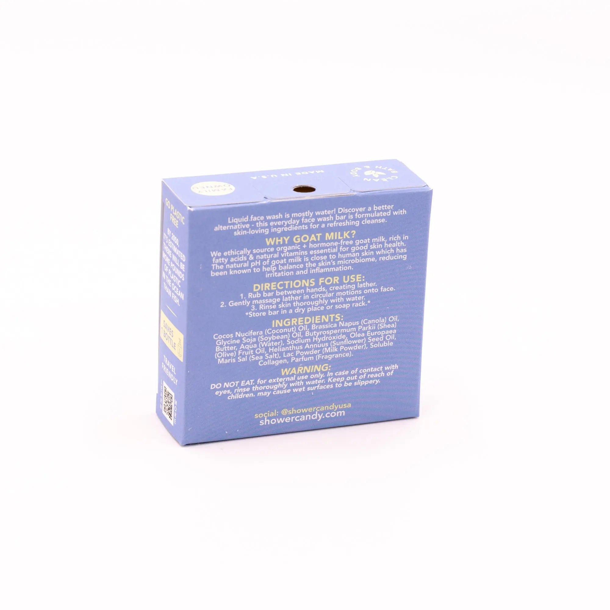 Pain nettoyant pour le visage Lait + Collagène – Savon naturel au lait de chèvre