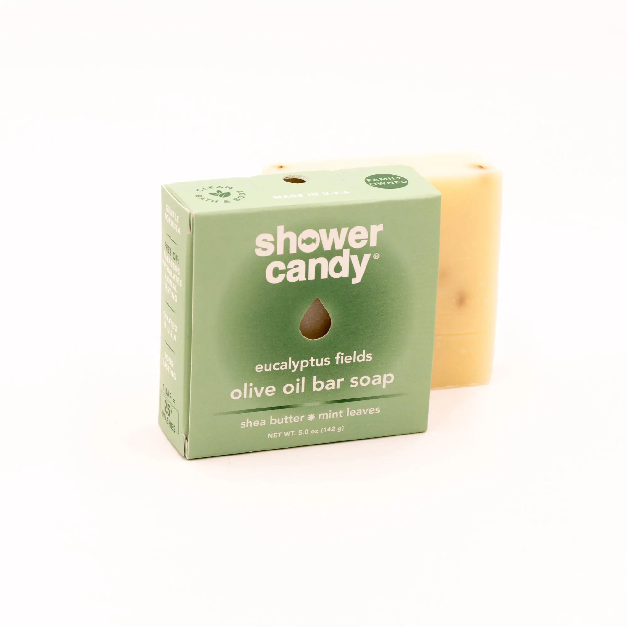 Savon en barre Eucalyptus Fields – Nettoyage rafraîchissant à l'huile d'olive
