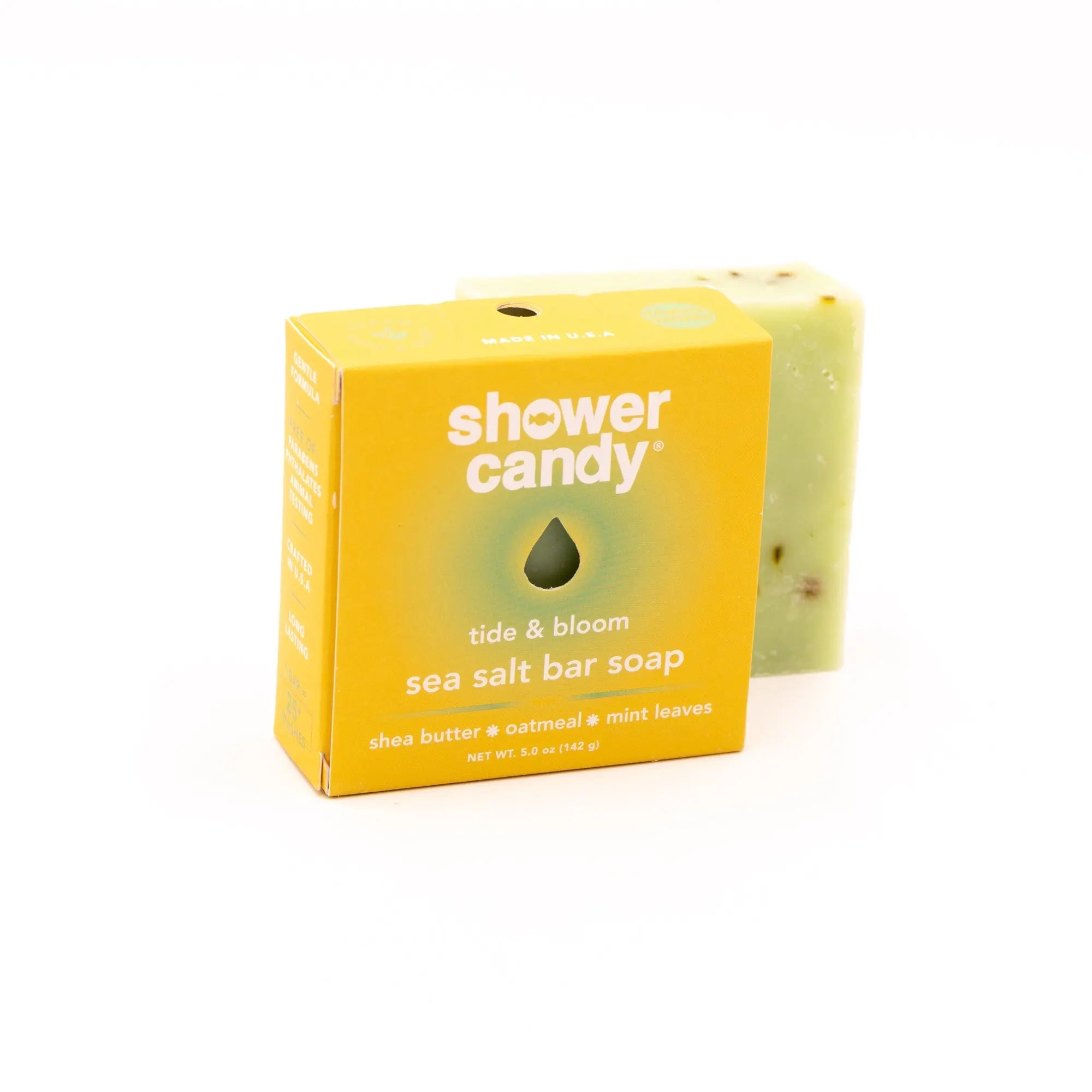 Pain de Savon Corps Tide & Bloom – Nettoyage Doux au Sel Marin