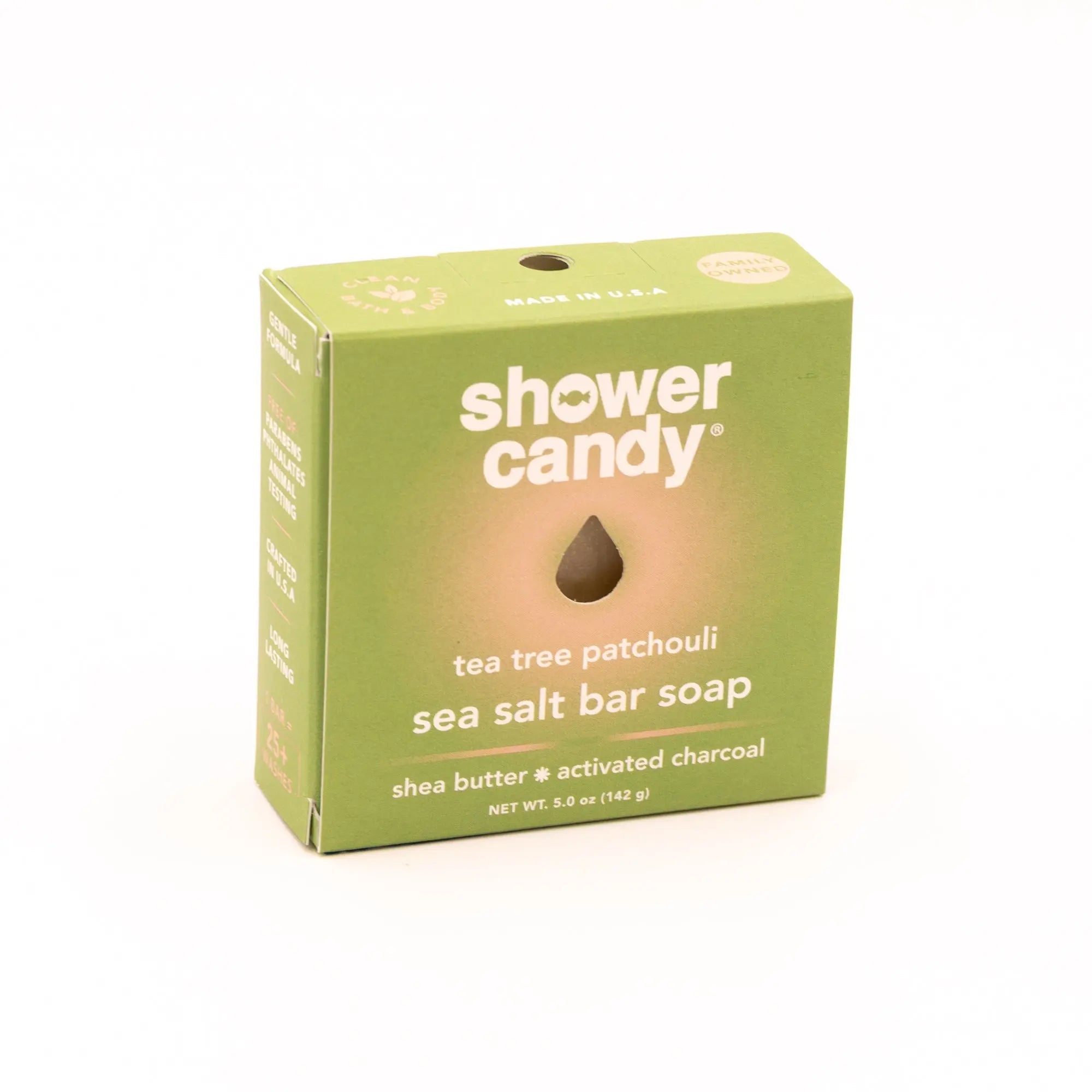 Savon en barre arbre à thé patchouli – Nettoyant purifiant à l'huile d'olive