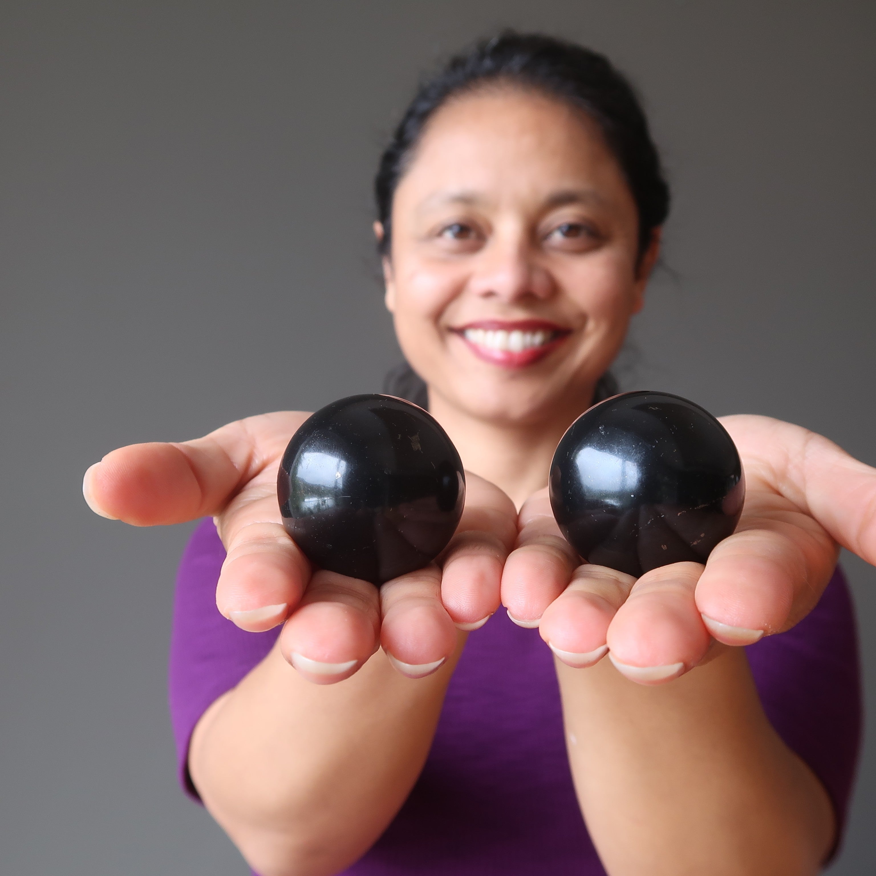 Shungite Sphere Negativity Cleanser Crystal Ball