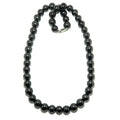 Collier en shungite - Perles de protection en pierre