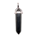 Pendentif Shungite Pointe Mon Gardien Personnel Argent