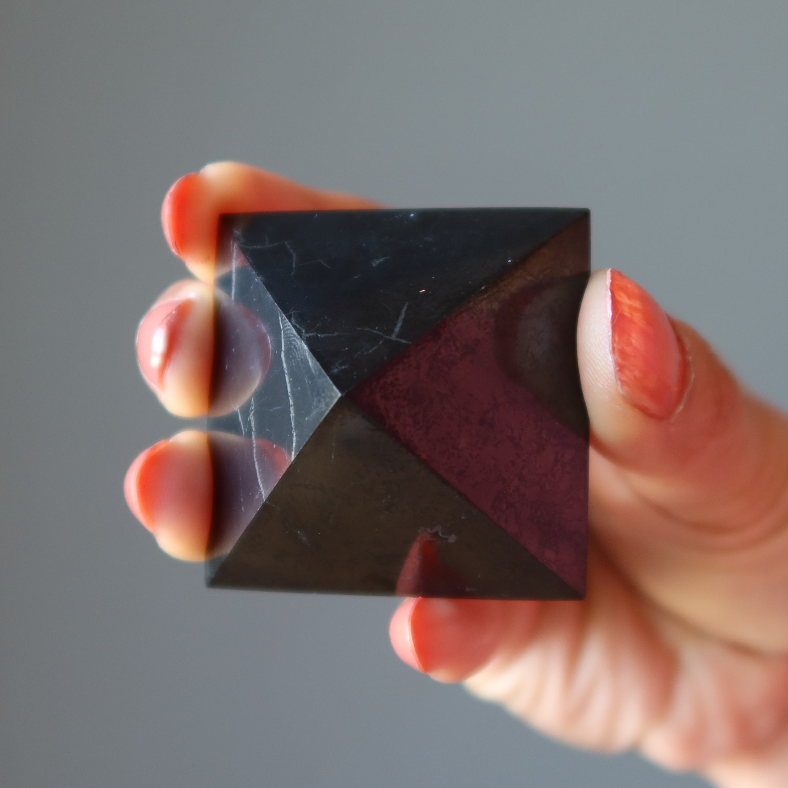 Shungite Pyramid Handsome Crystal Protector