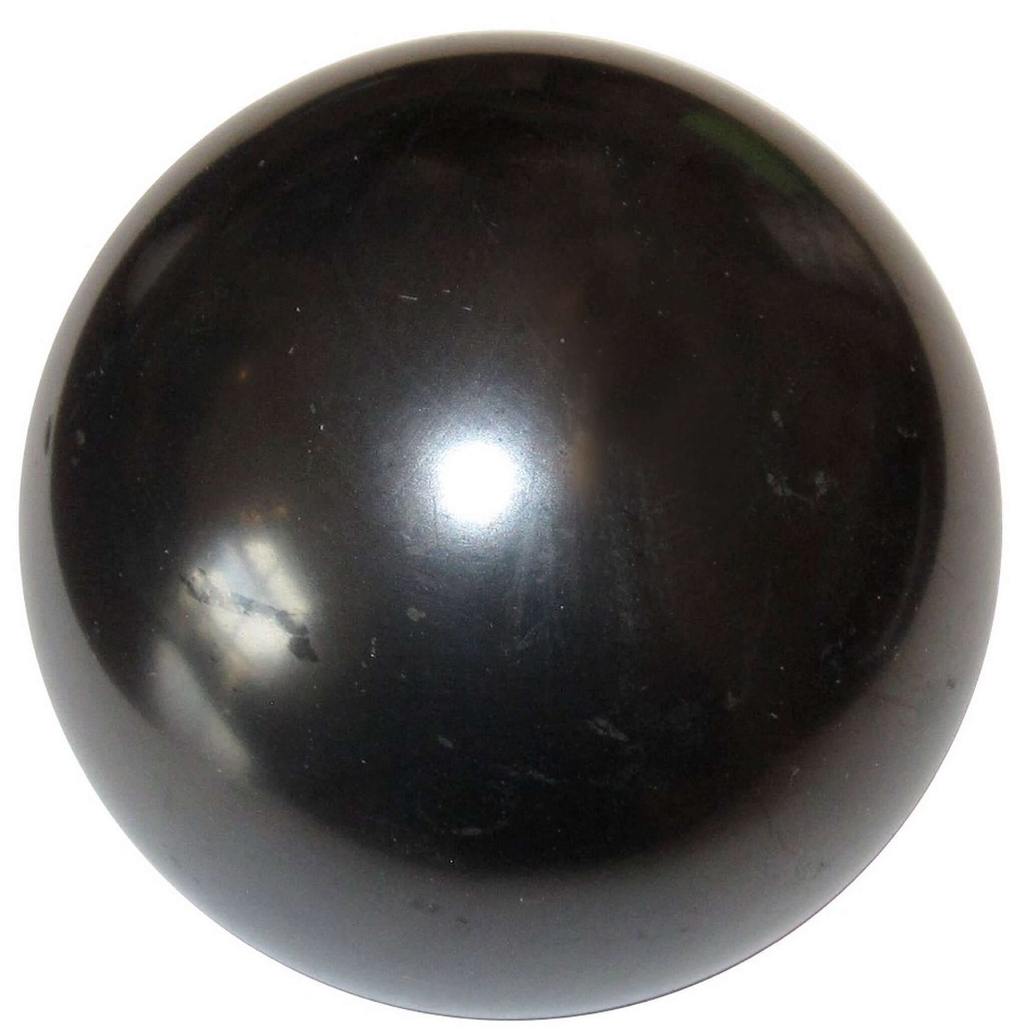 Sphère de shungite boule de cristal guerrier blessé