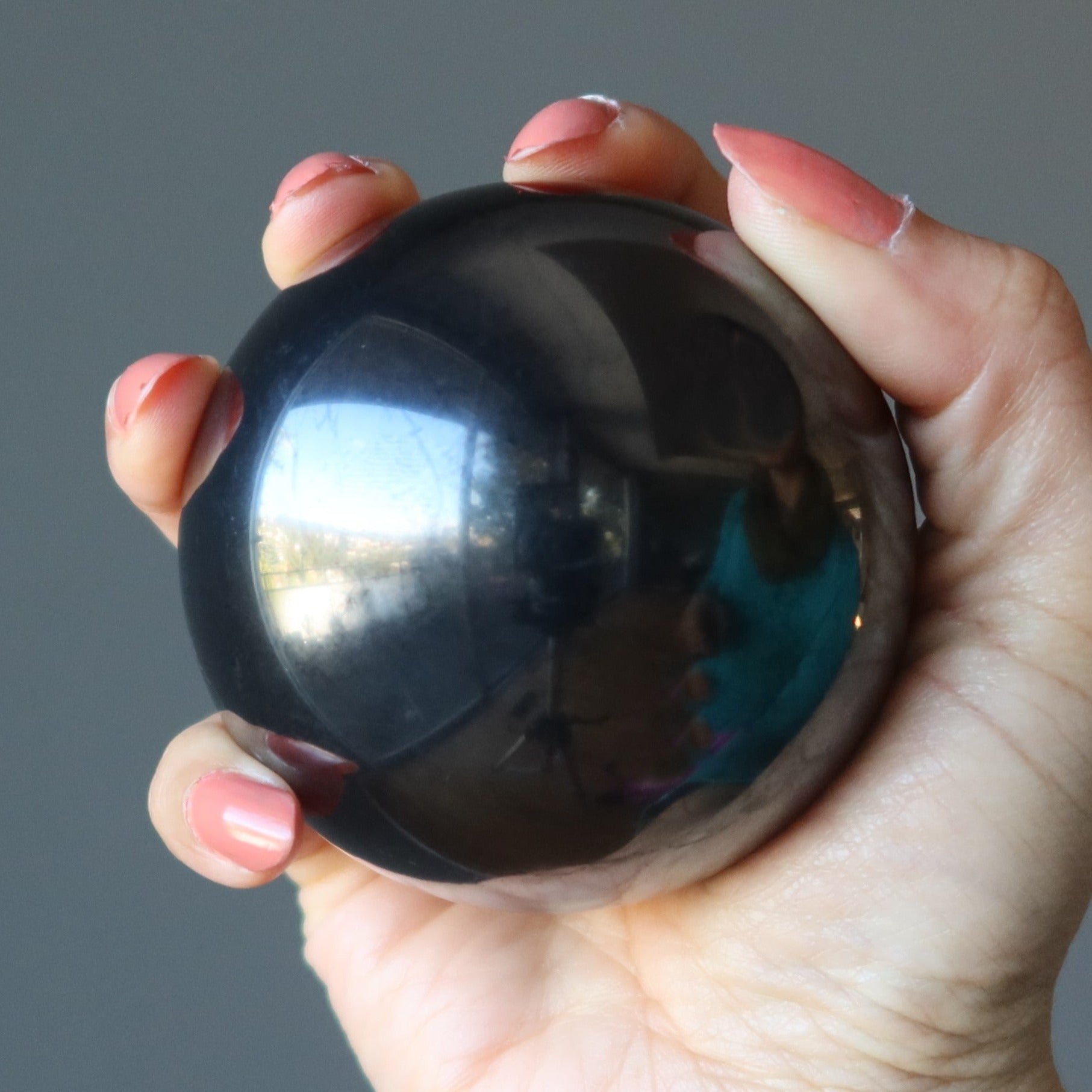 Shungite Sphere Negativity Cleanser Crystal Ball