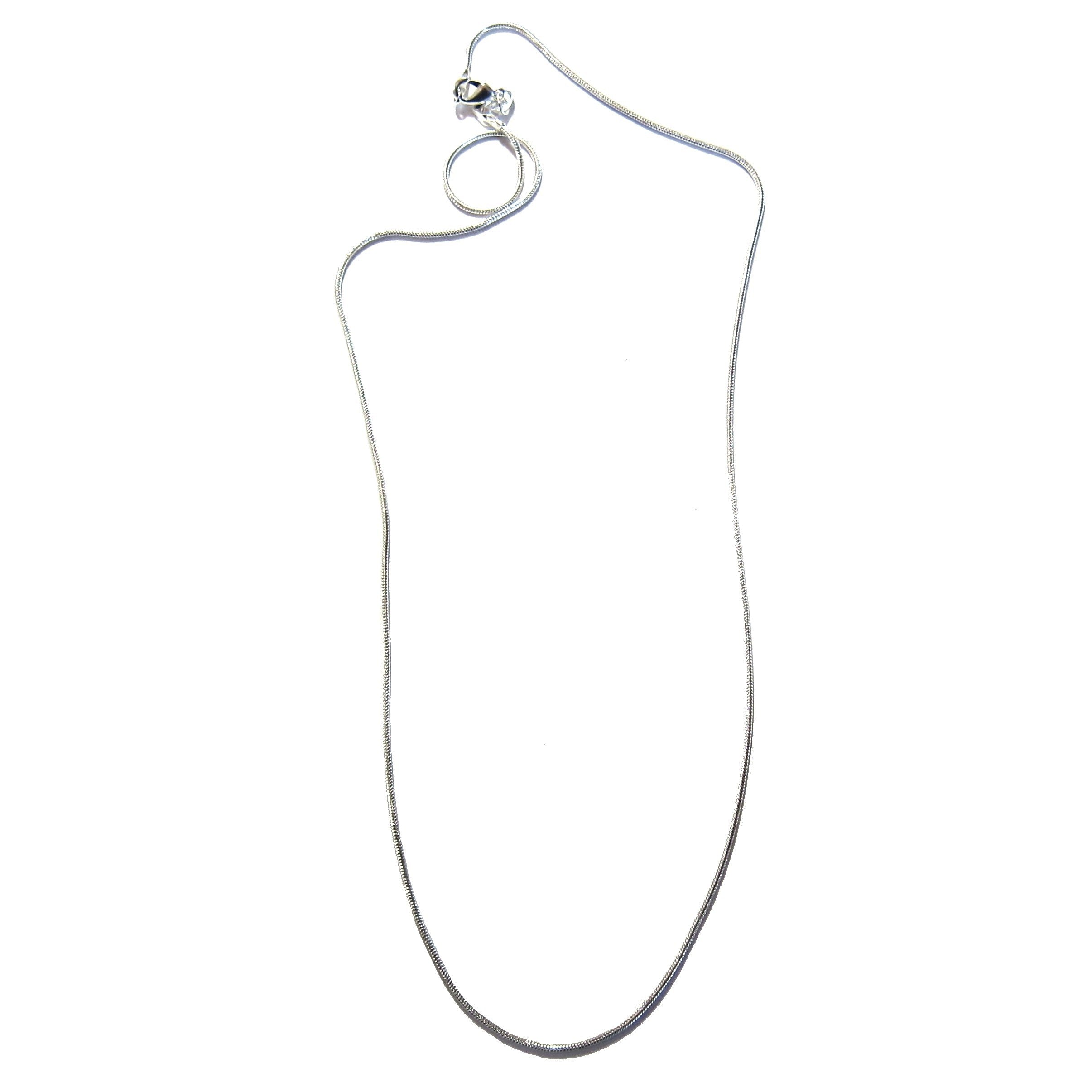 Silver Plated Chain Necklace Simply Splendid Snake