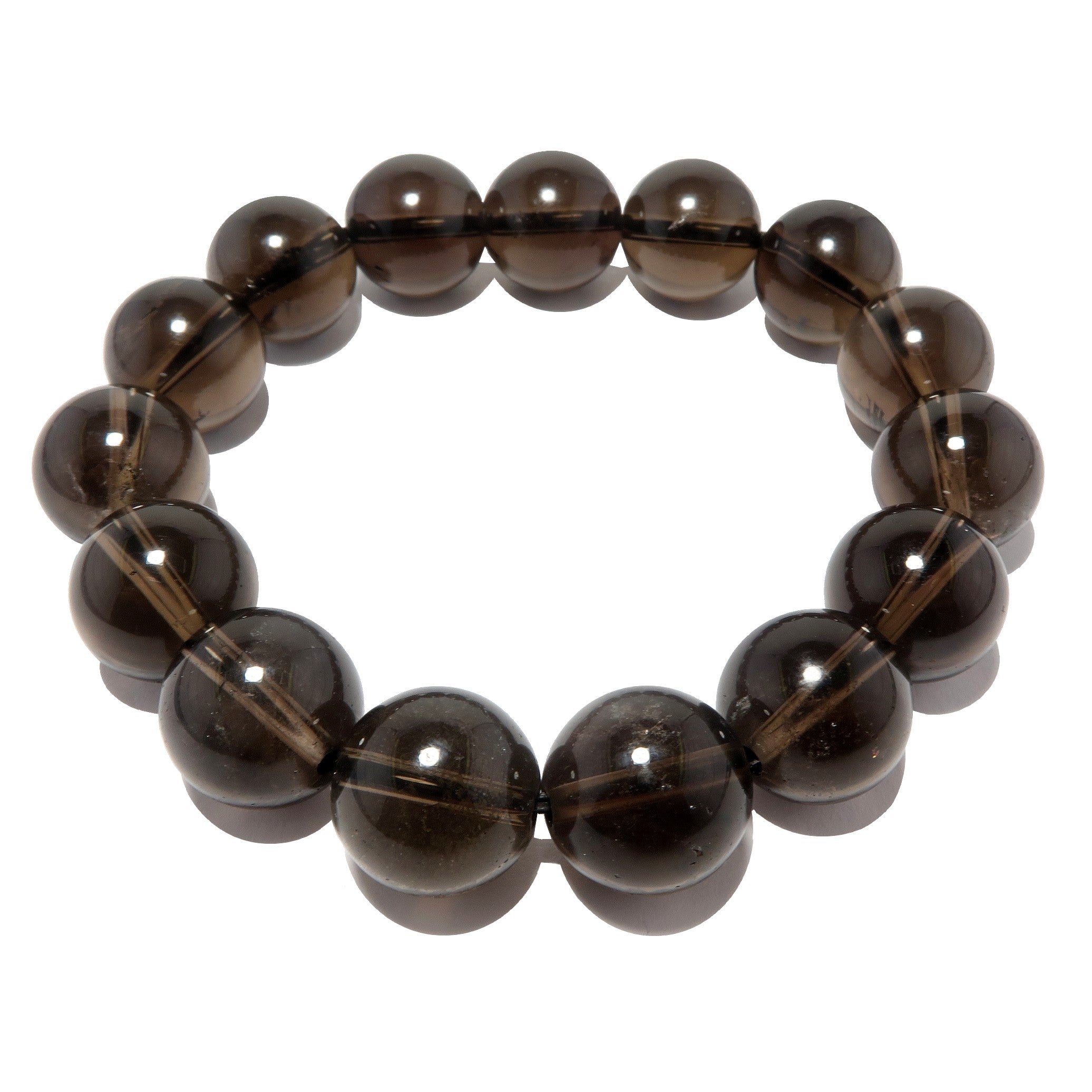 Rauchquarz-Armband Klare Positivität Kraft