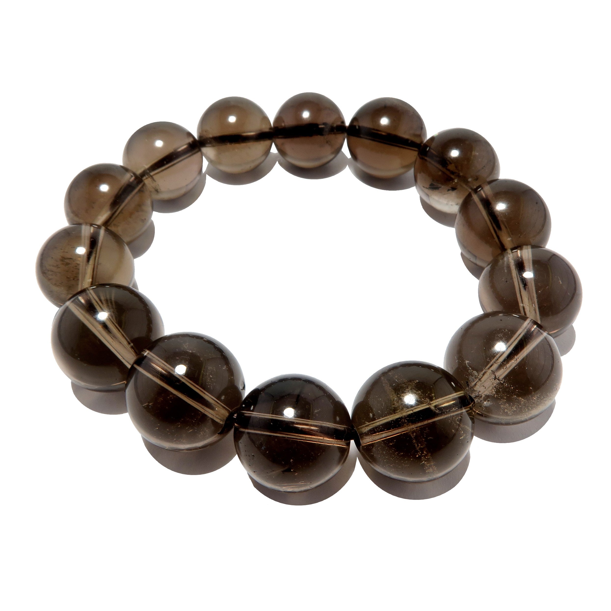 Rauchquarz-Armband Klare Positivität Kraft