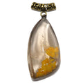 Pendentif Quartz Fumé Cristal Volonté Or
