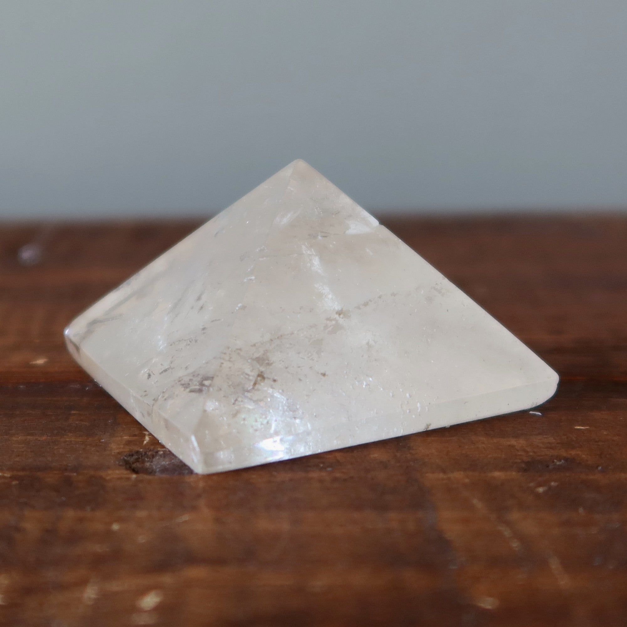 Smoky Quartz Pyramid Defy Gravity Stone
