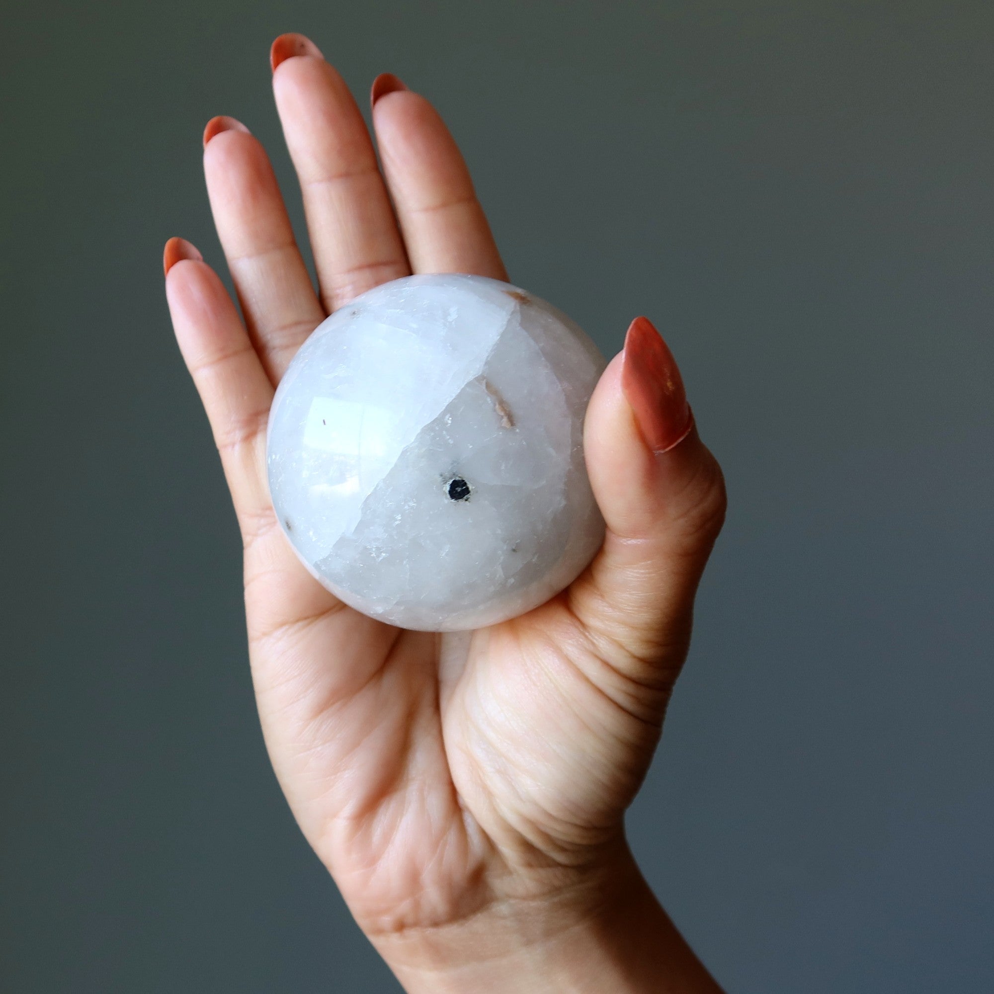 Smoky Quartz Sphere Whispering Ghost Crystal Ball
