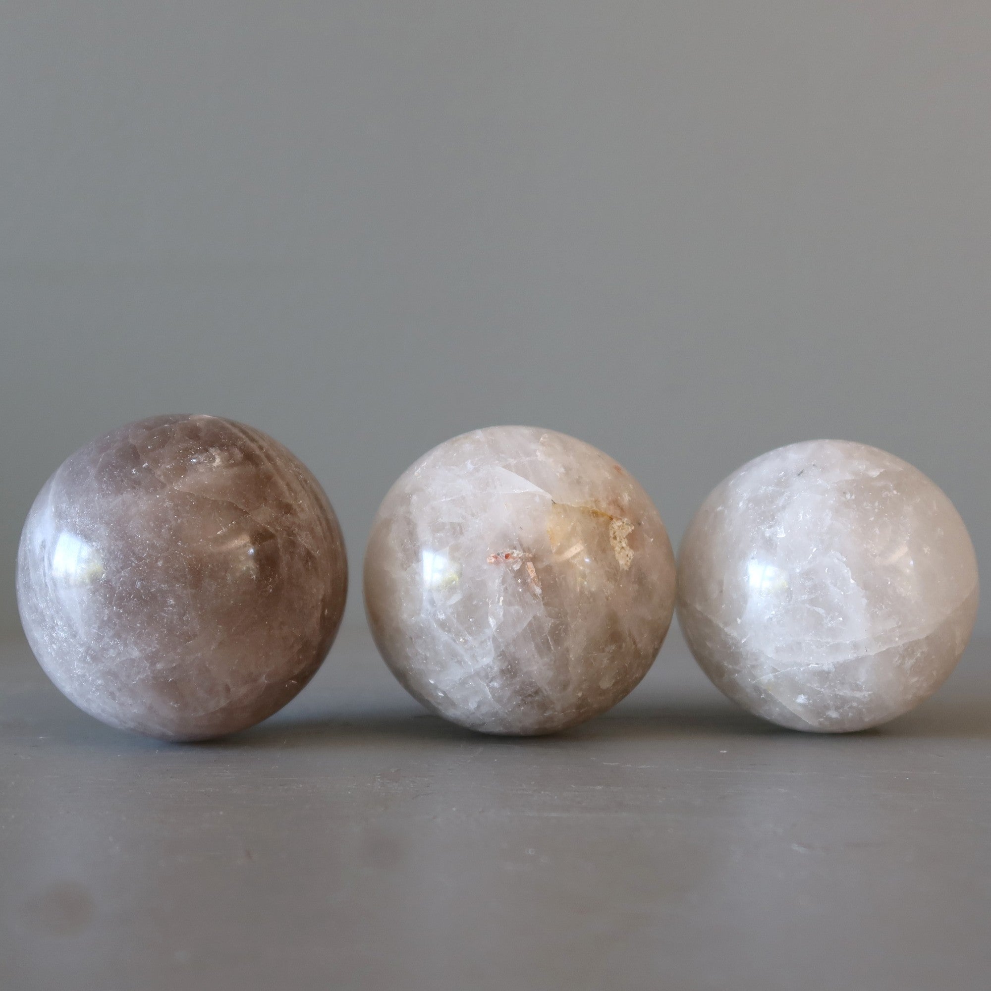 Smoky Quartz Sphere Whispering Ghost Crystal Ball