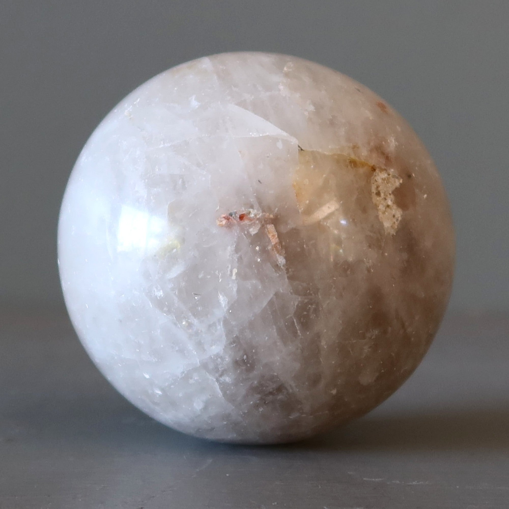 Smoky Quartz Sphere Whispering Ghost Crystal Ball