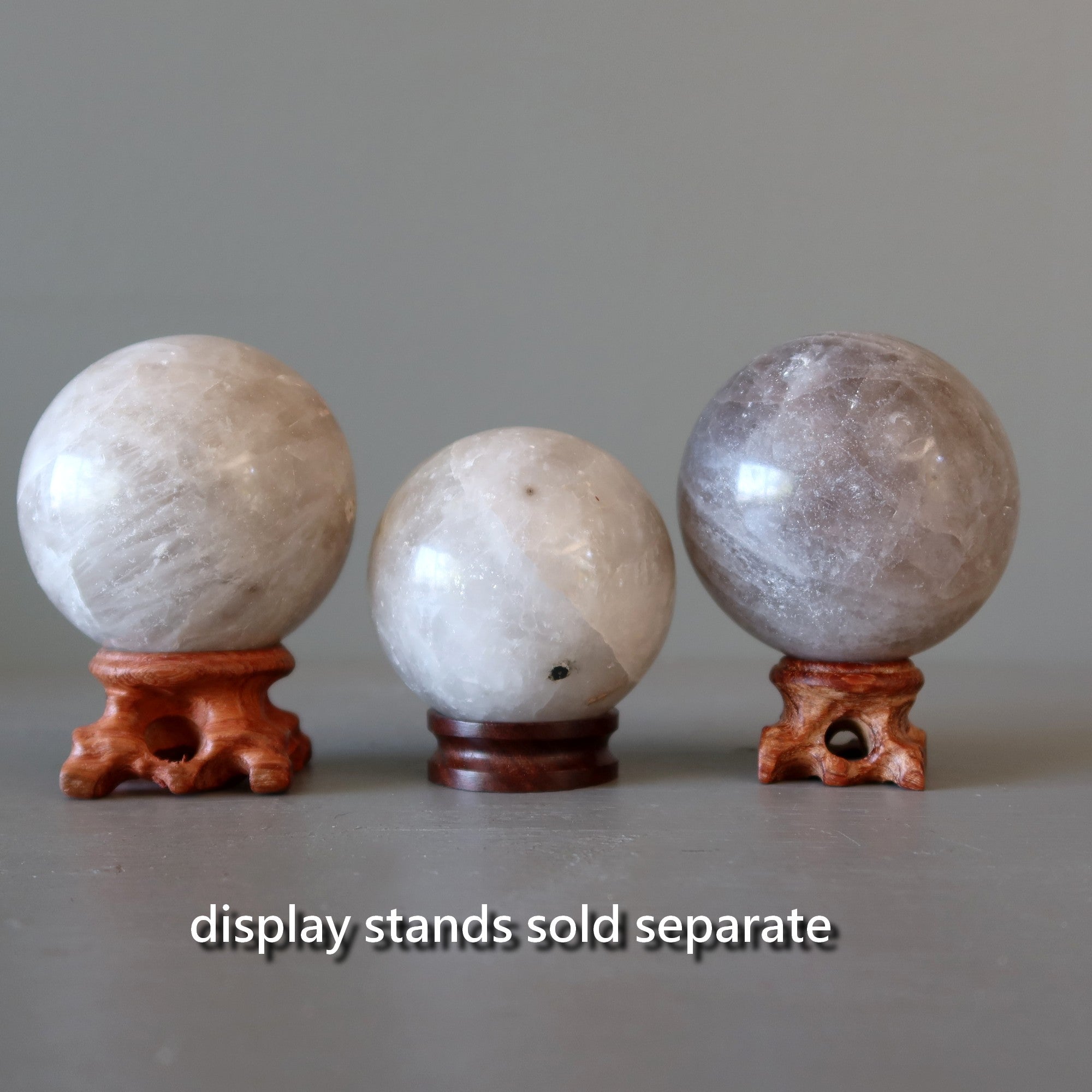 Smoky Quartz Sphere Whispering Ghost Crystal Ball