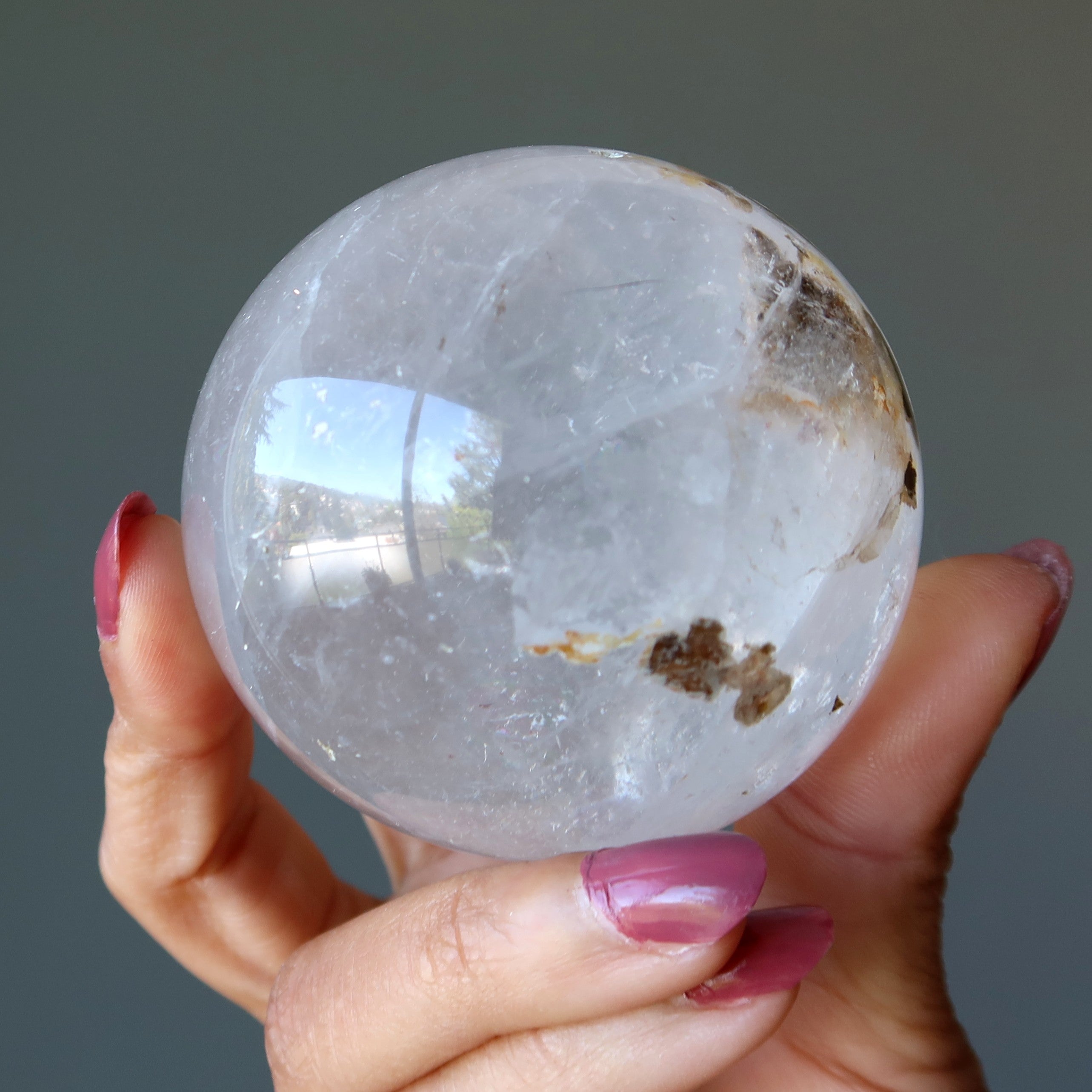 Smoky Quartz Sphere Mineral Mystery Crystal Ball