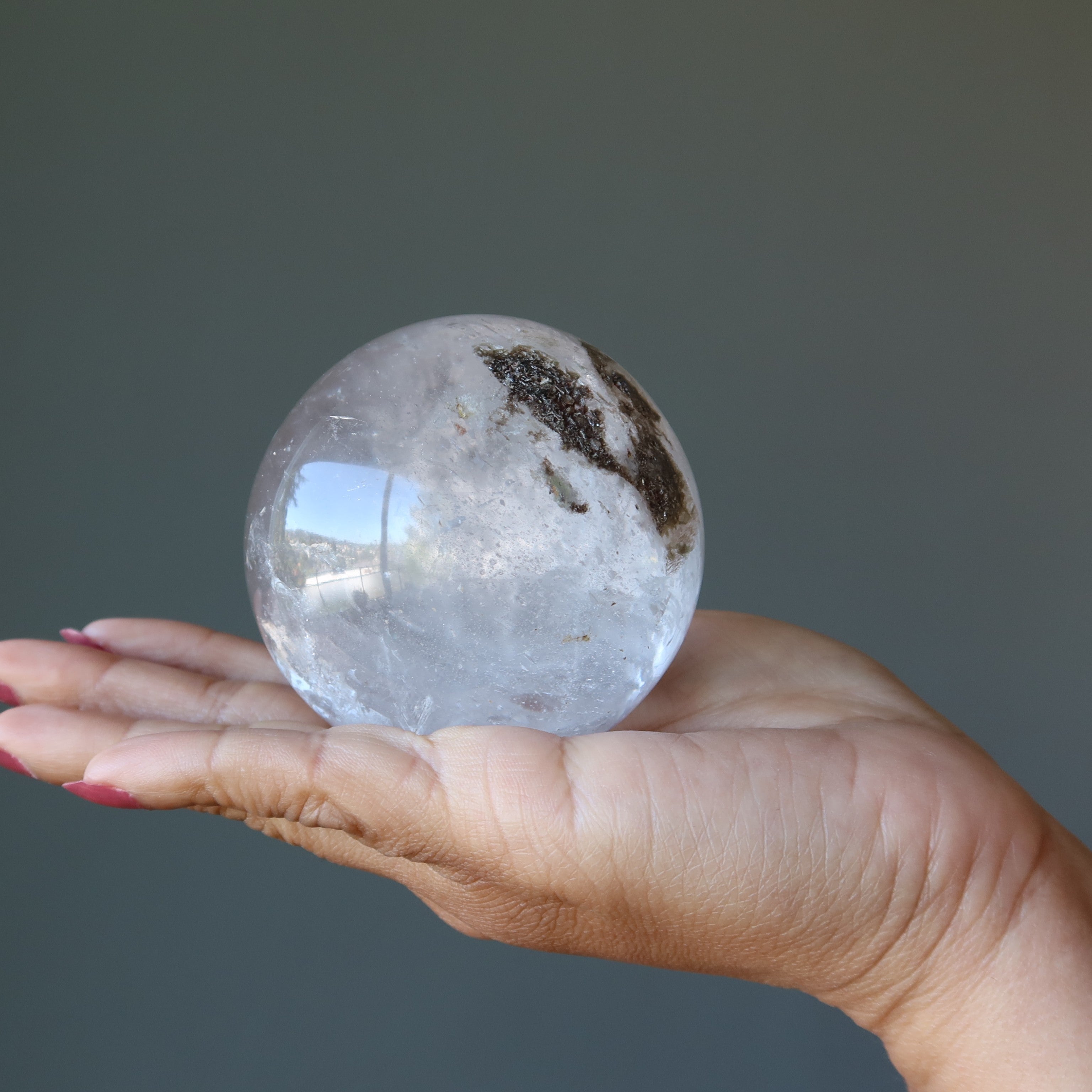 Smoky Quartz Sphere Mineral Mystery Crystal Ball