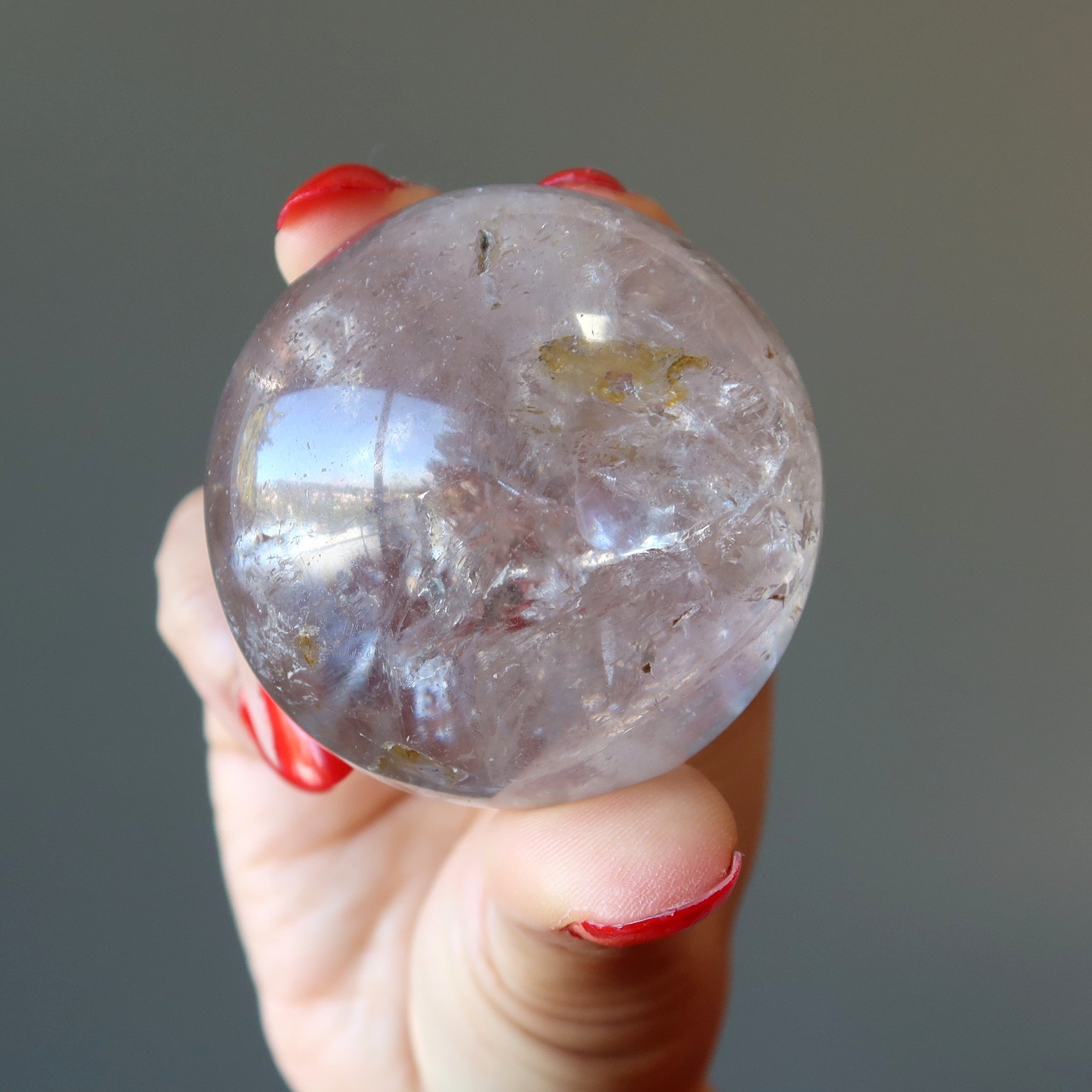 Smoky Quartz Sphere Wounded Warrior Crystal Ball