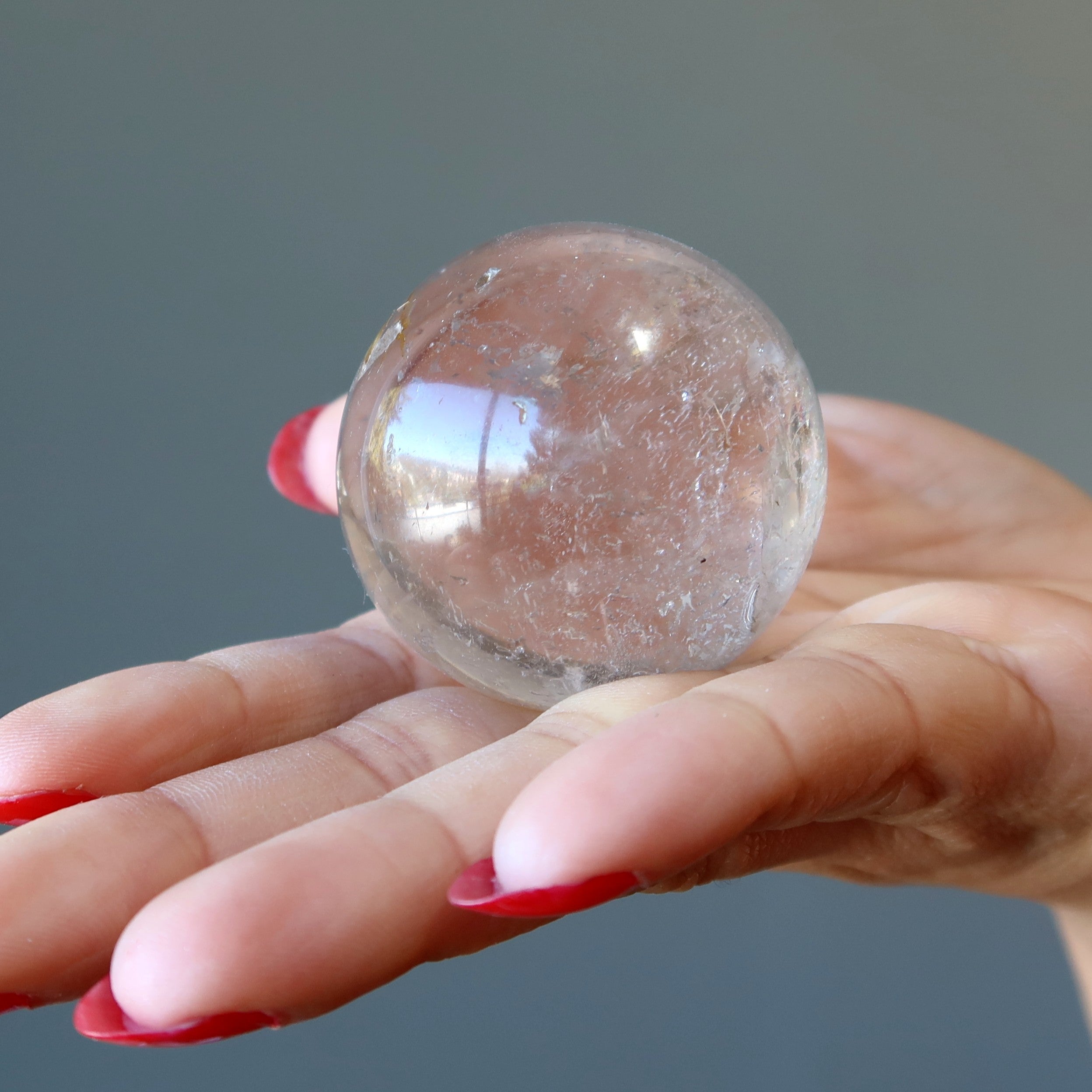 Smoky Quartz Sphere Wounded Warrior Crystal Ball