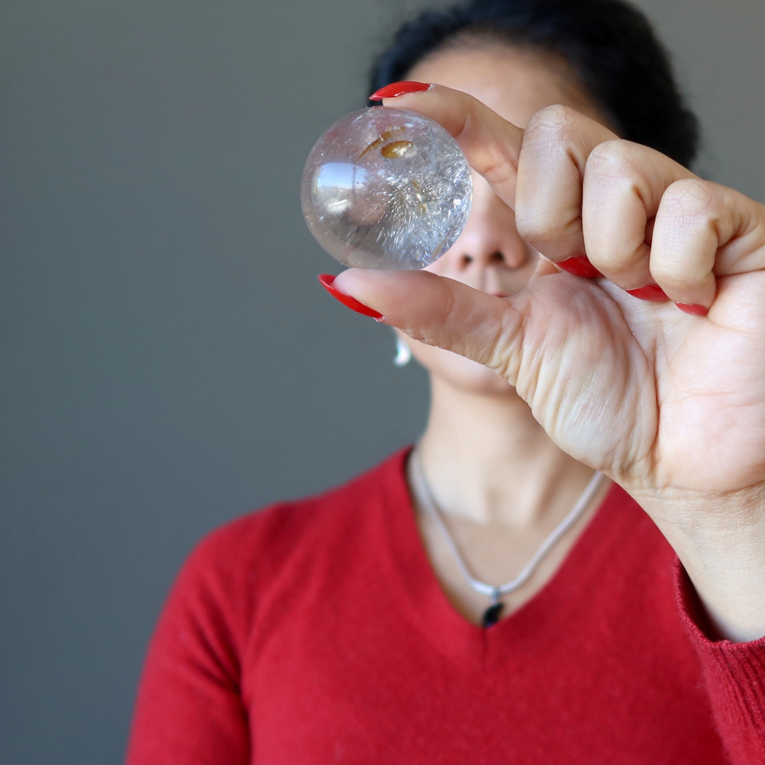 Smoky Quartz Sphere Wounded Warrior Crystal Ball